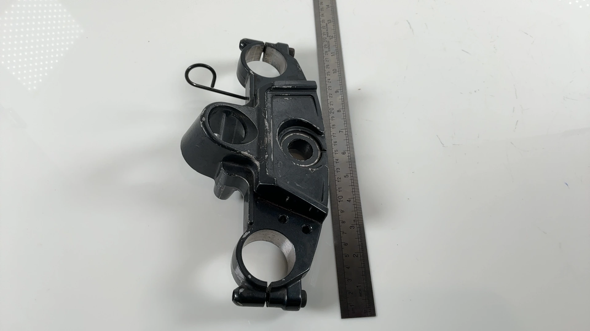 Kawasaki ZZR1100 ZXT10C 1100cc Upper Fork Triple Clamp 1990-92 OEM 44039-1200-GD - Image 3