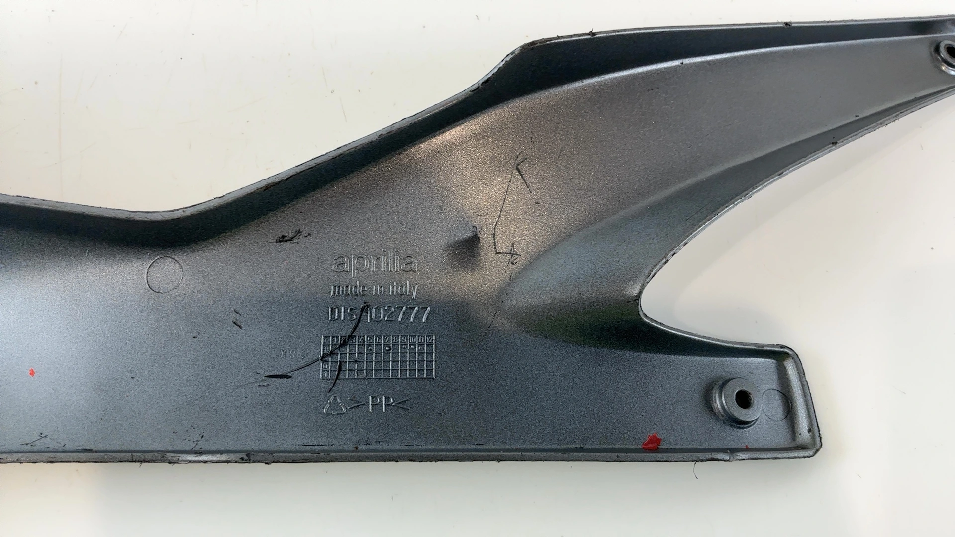 Aprilia RS 125 MP 125cc Left Tail Fairing Panel 1999-2005 OEM DIS.102777 - Image 6