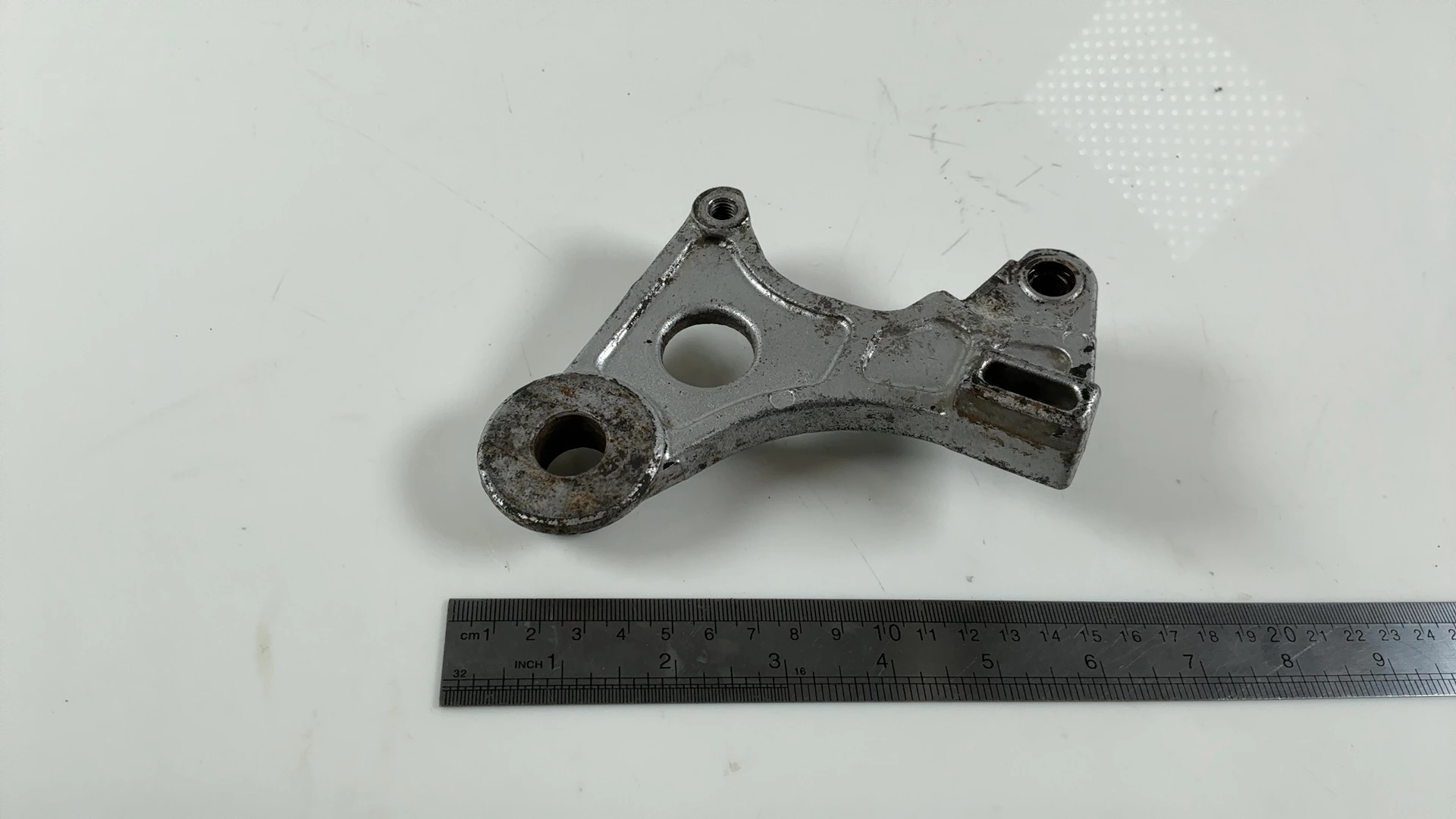 Honda CB-1 NC27 400cc Rear Brake Caliper Bracket 1989-1991 OEM 43110-KAF-006 - Image 5