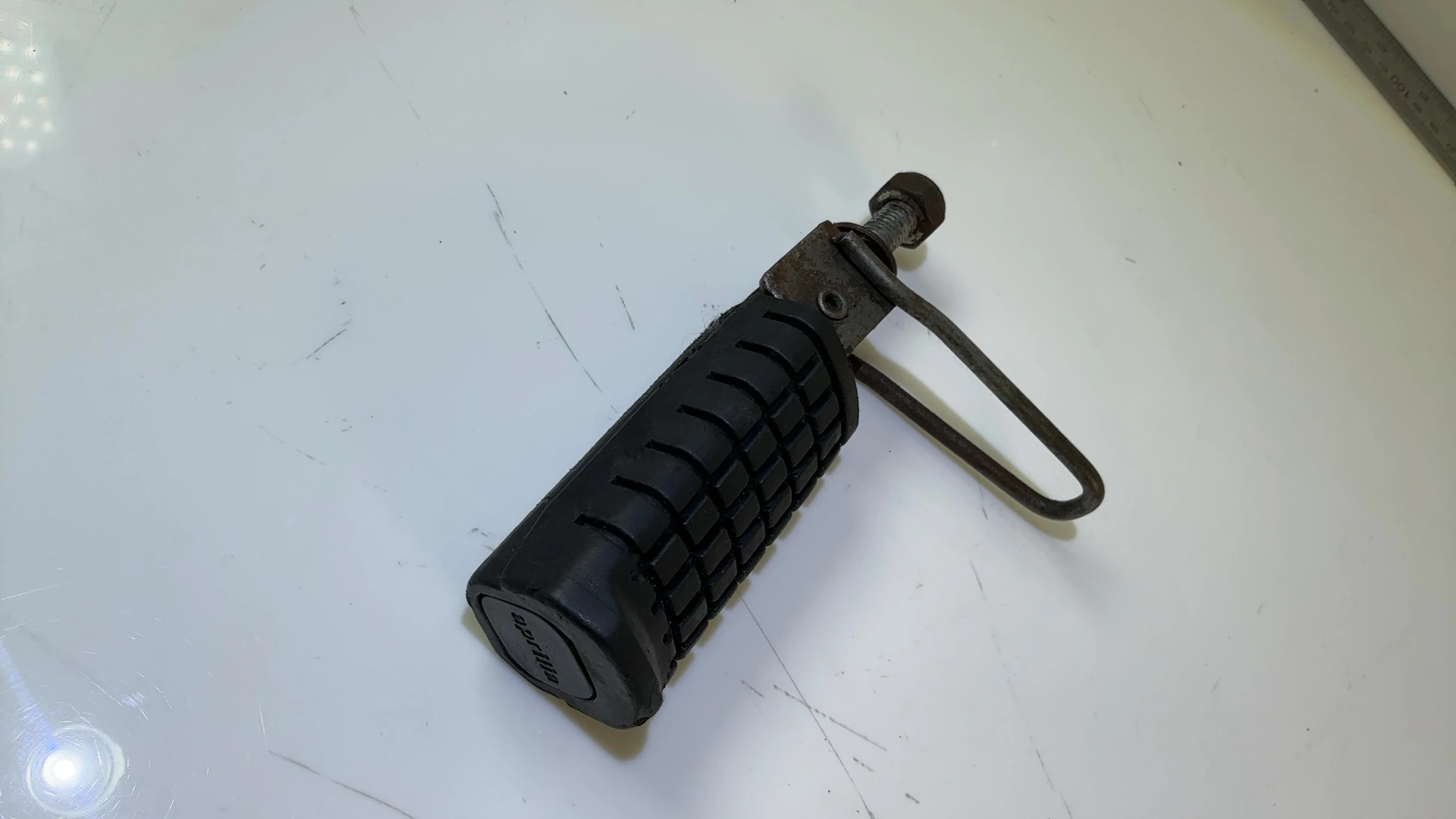 Aprilia Rally 50 50cc Left Rear Foot Rest Peg 1995-2004 OEM AP8146485 - Image 6