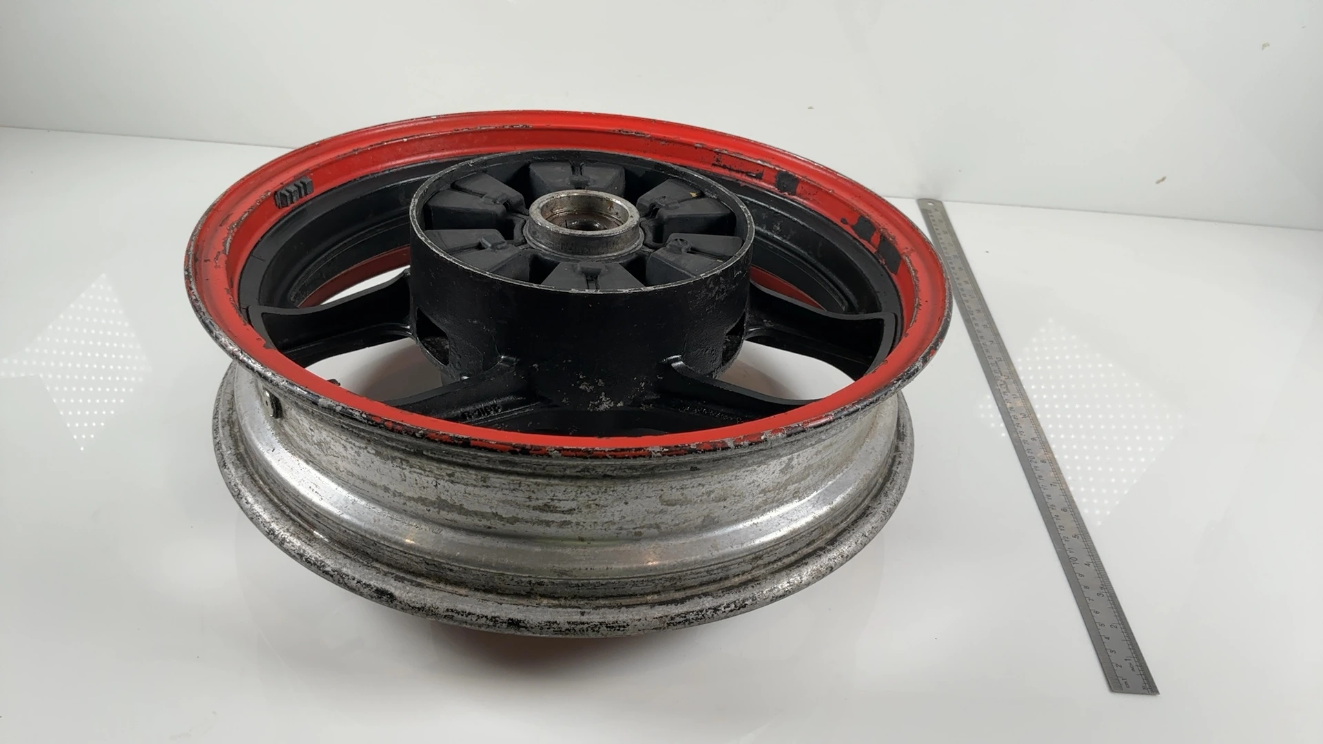Kawasaki Ninja GPZ1000RX ZX1000A 1000cc Rear Wheel Rim 1986-88 OEM 41073-1312-R2 - Image 3