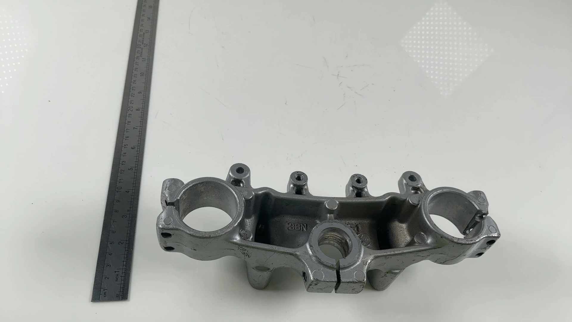 Yamaha DT125R 4BL 125cc Upper Fork Bridge Yoke 1991-1998 OEM 3BN-23435-00-35 - Image 4