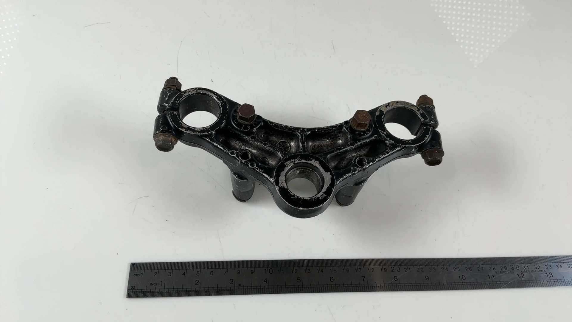 Yamaha RX100 RXS100 100 CC Upper Fork Bridge Yoke 1986-1998 OEM 1V1-23435-00-98 - Image 5