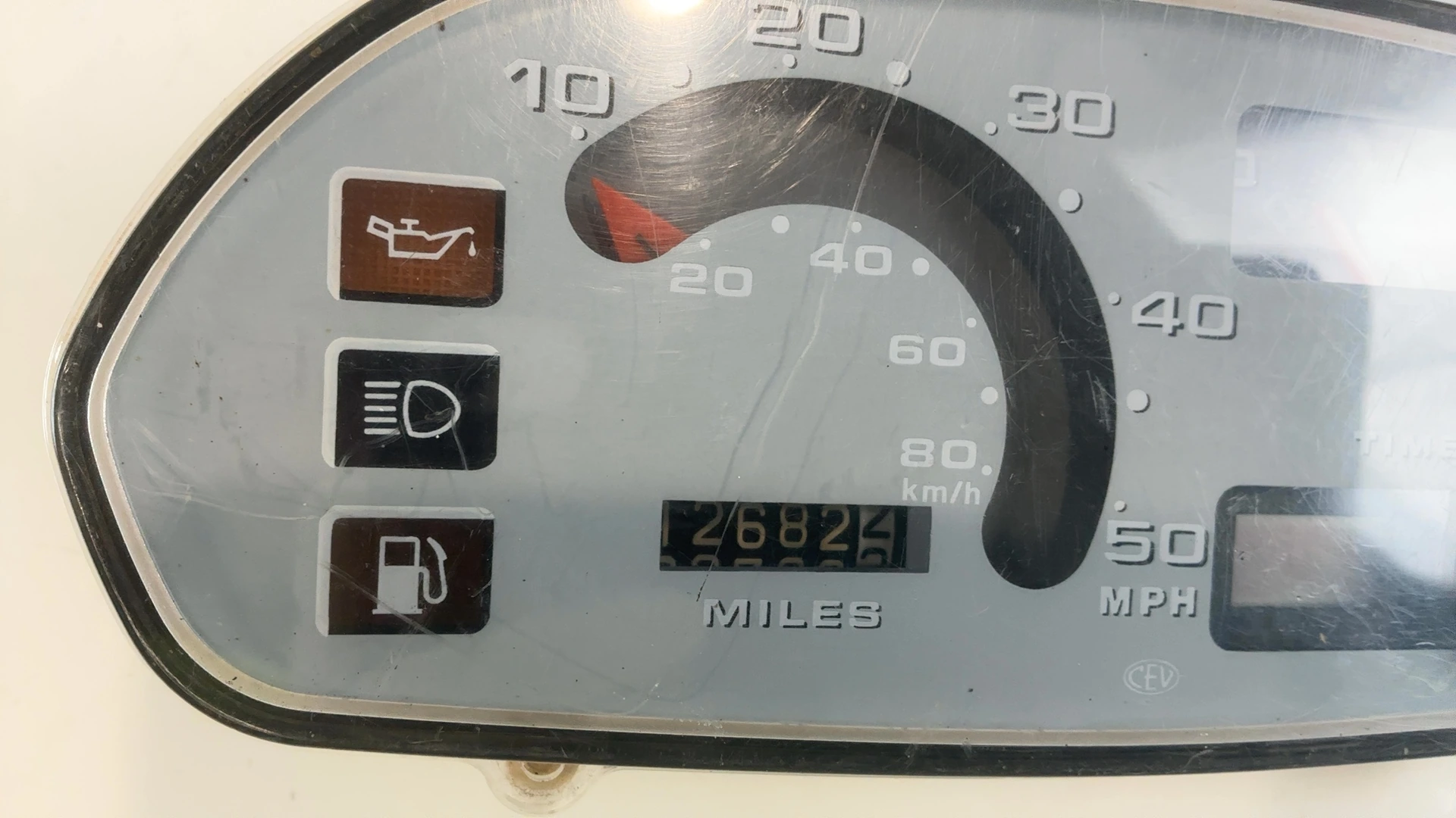Piaggio Sfera NSL 50 50cc Speedometer Instrument Cluster 1991-1994 OEM 273041 - Image 7
