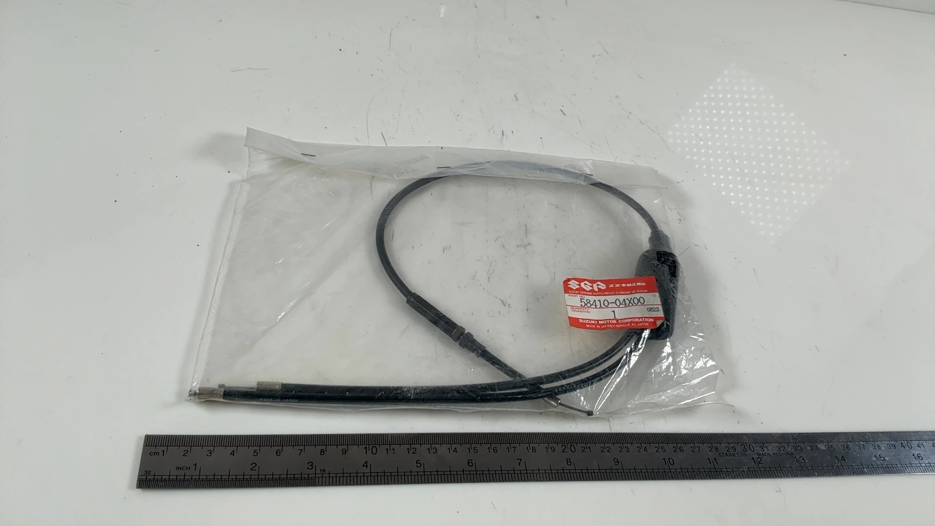 Suzuki GSX400 GSX-R400 400cc Starter Choke Cable 1983-1984 OEM 58410-04X00 - Image 5