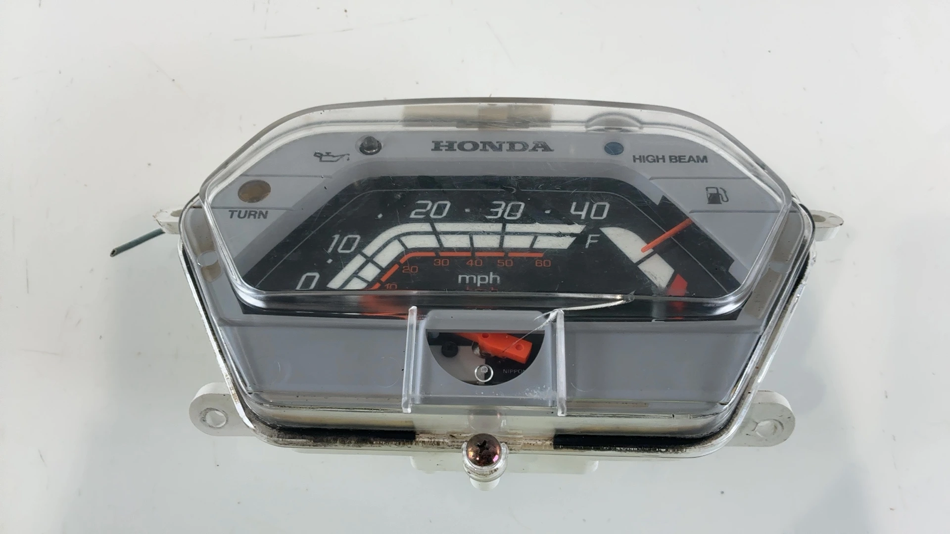 Honda Aero 50 NB50 50cc Speedometer Gauge Cluster 1985-1987 OEM 37210-GN2-610 - Image 5