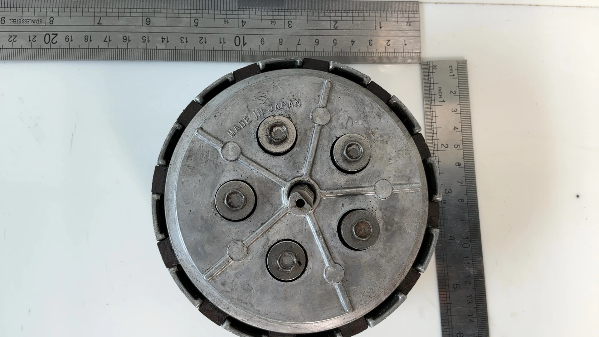 Suzuki RM80 DS80 JR80 80cc Clutch Basket Assembly 1978-2000 OEM 21200-46000 - Image 3
