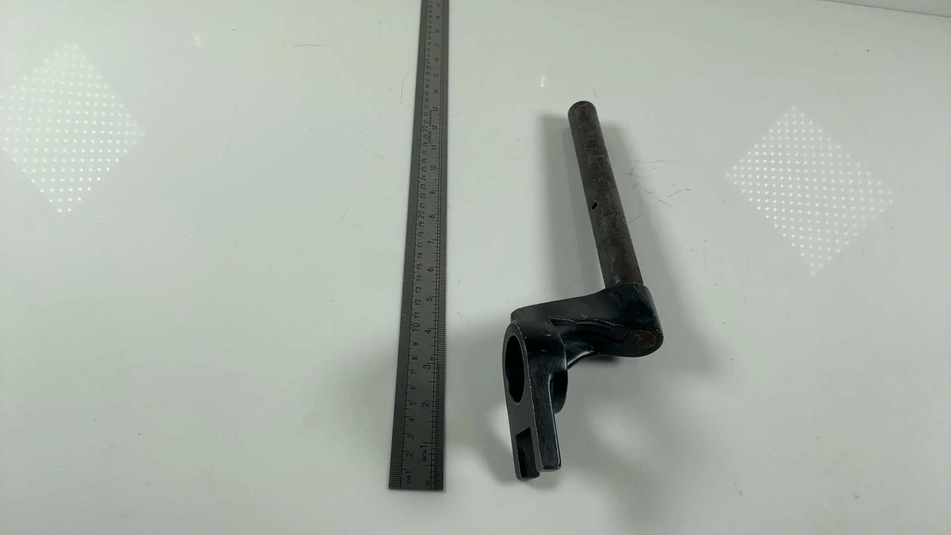 Kawasaki GT550 KZ550G 550cc Right Clip On Handlebar 1987 1988 OEM 46003-1118 - Image 4