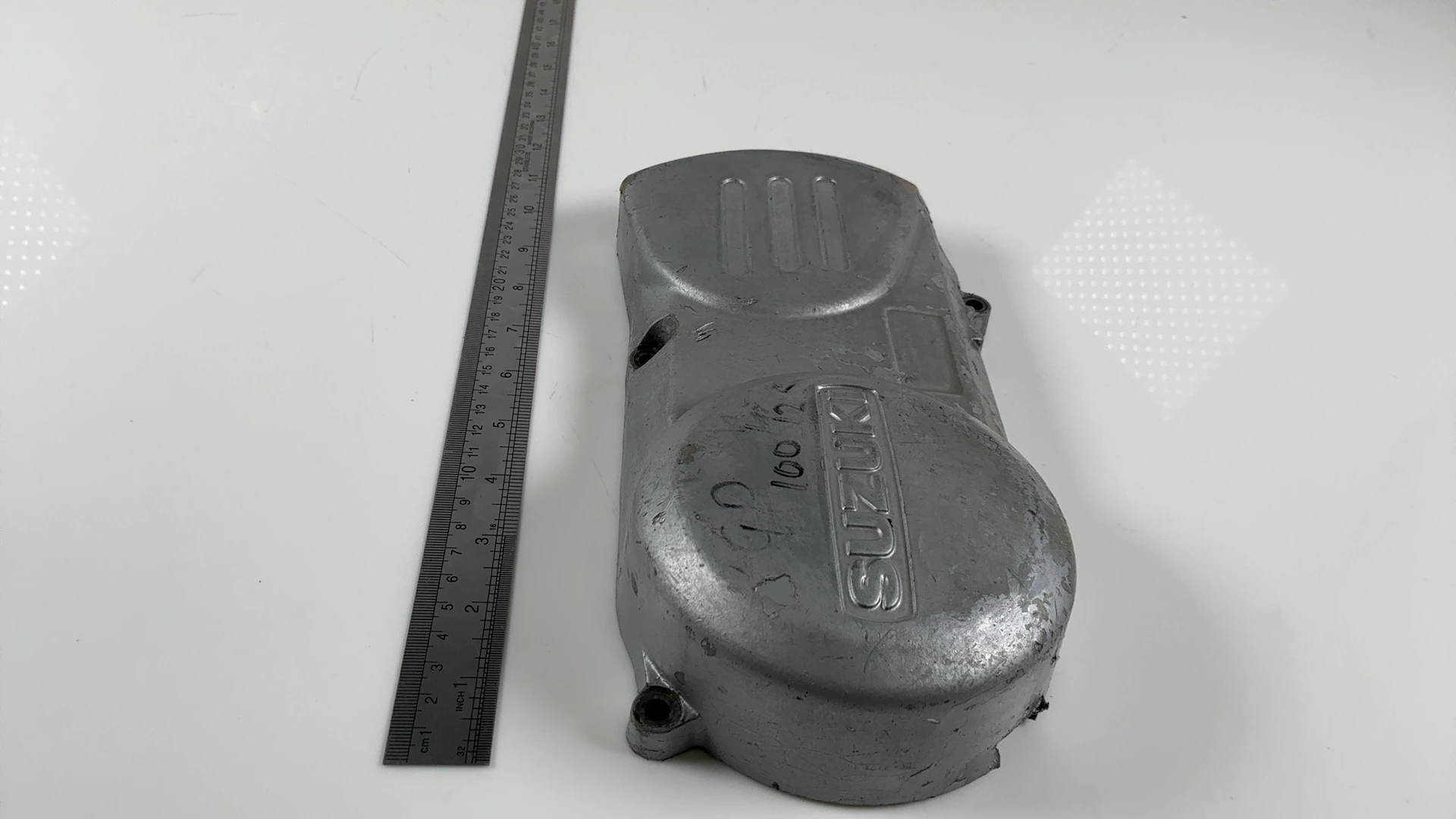 Suzuki DS80 80cc Left Engine Magneto Stator Cover 1978-1980 OEM 11351-46401 - Image 4