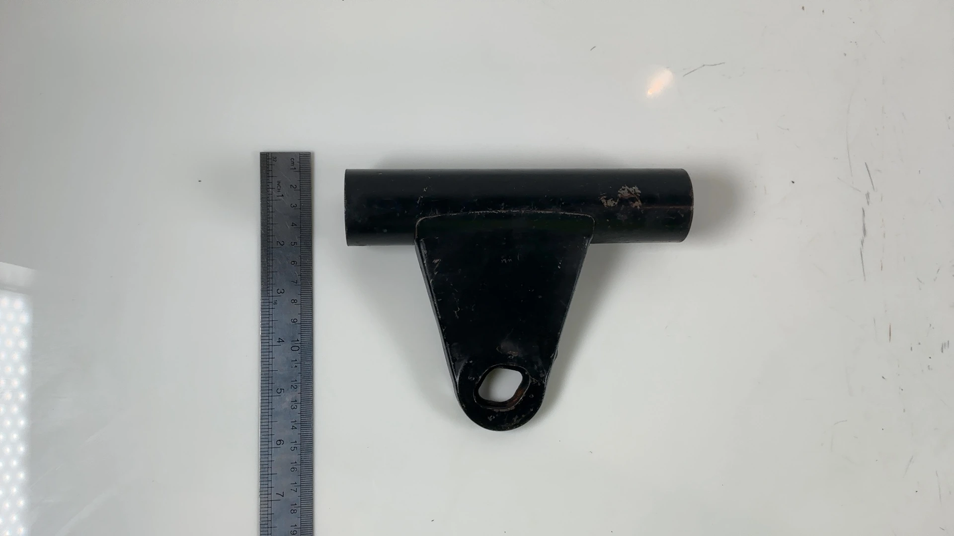 Yamaha YA3 YA-3 125 Headlight Bracket Mount Fork Ear 1962 1963 OEM 122-23121-00 - Image 4