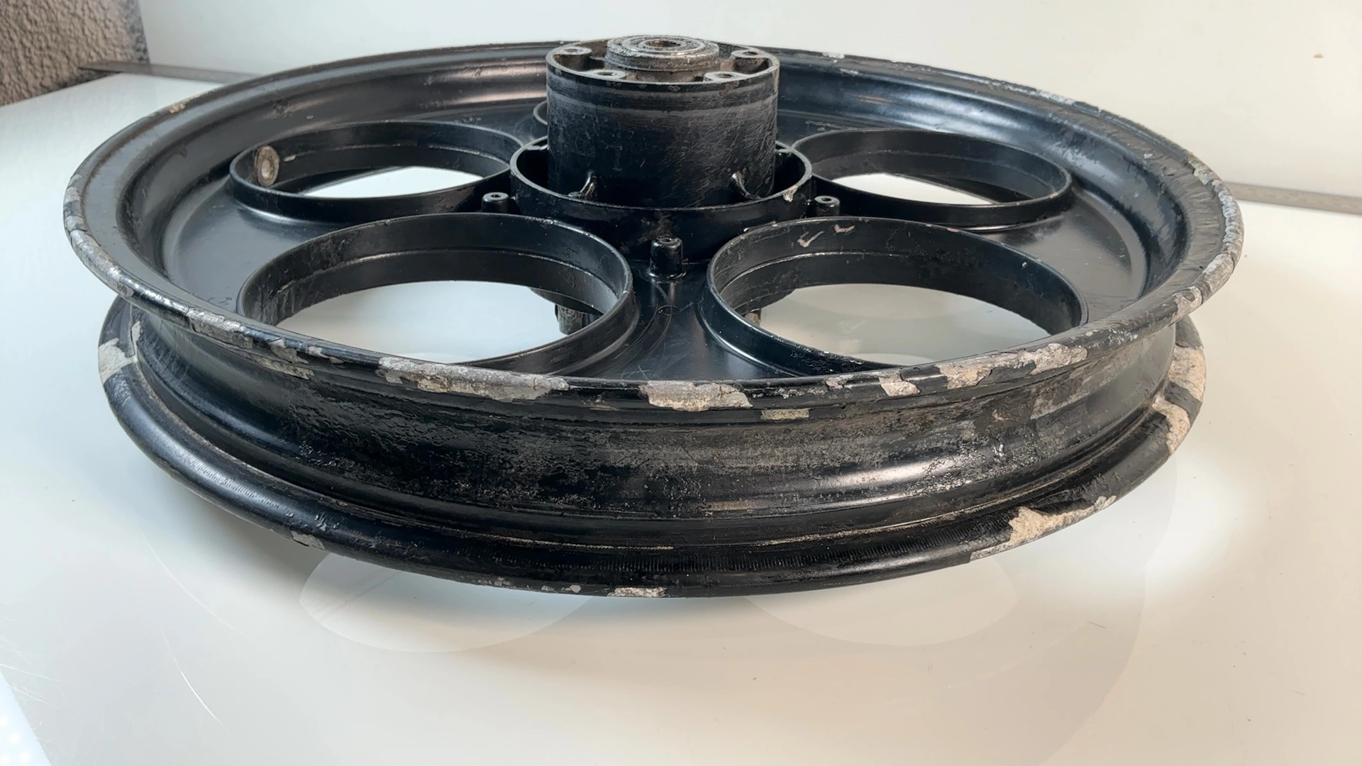Gilera KZ 125 First Generation 125cc Front Wheel Rim 1986-1989 OEM 328003 - Image 6