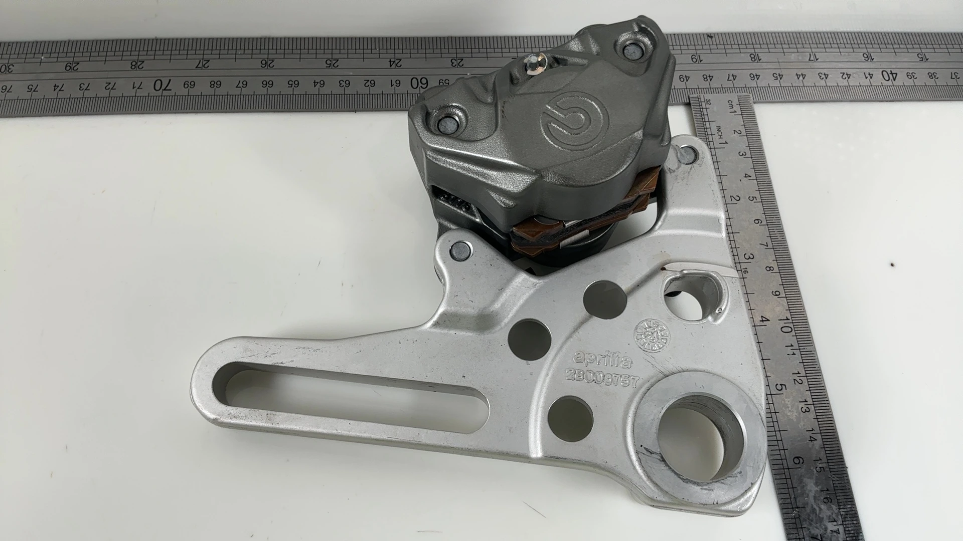 Aprilia RSV4 1100 Factory Rear Brake Caliper Bracket 2021-2026 OEM 2B007702 - Image 3