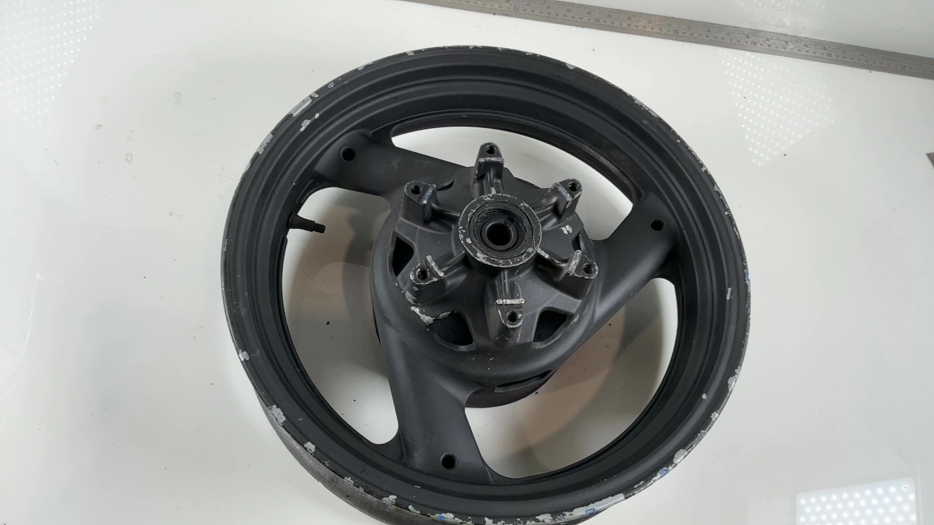 Yamaha FJ1200 1200cc Rear Wheel Rim 1988-1993 OEM 2XW-25338-00 ENKEI 16x3.50 - Image 10