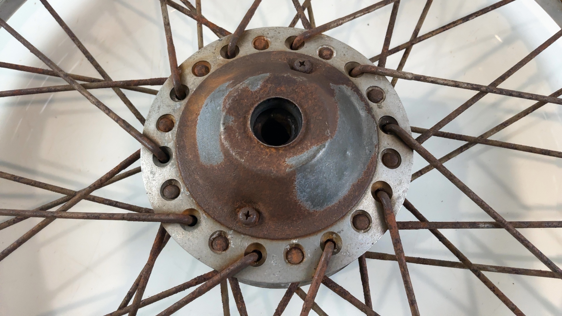 Kawasaki CSR 305 KZ305 305cc Front Spoked Wheel Rim 1981-1988 OEM 41025-1007 - Image 3