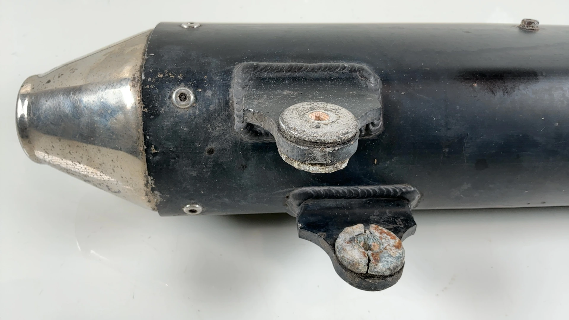 KTM Duke II 640 625cc Right Exhaust Silencer Muffler 1999-2007 OEM 58705071000 - Image 5