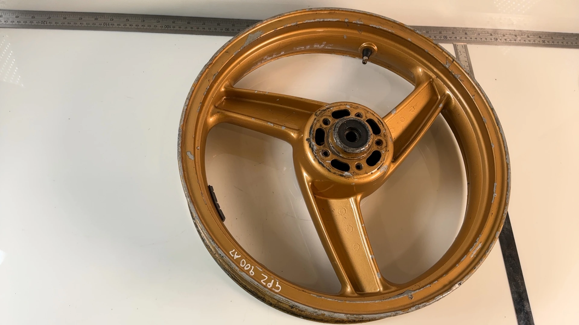 Kawasaki Ninja GPZ900R ZX900A 900cc Front Wheel Rim 1990-2003 OEM 41073-1365-50 - Image 2