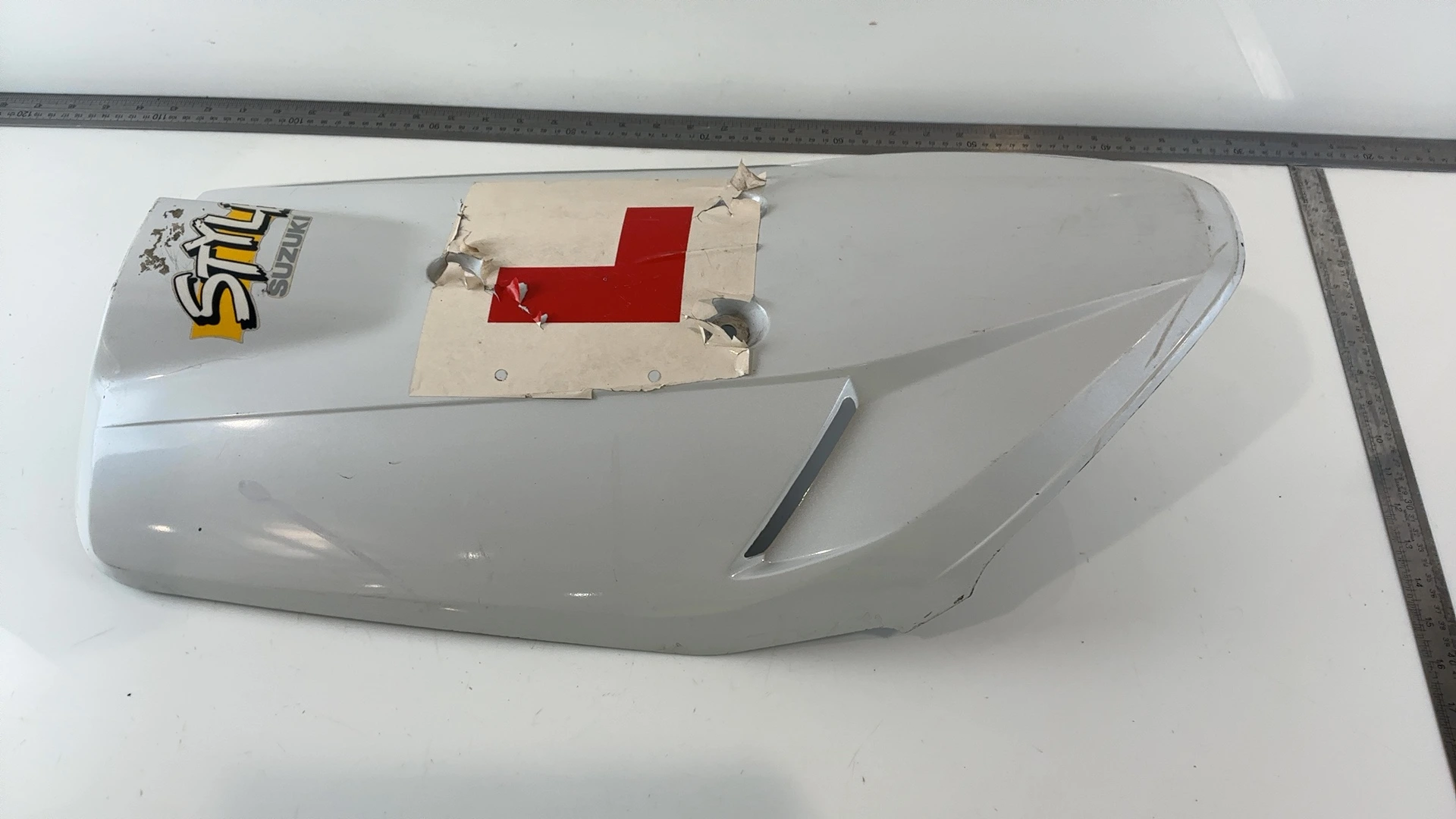 Suzuki Style AE50 AE 50 50cc Front Fairing Cowl Shield 1990-1996 OEM 48111-36C00 - Image 3