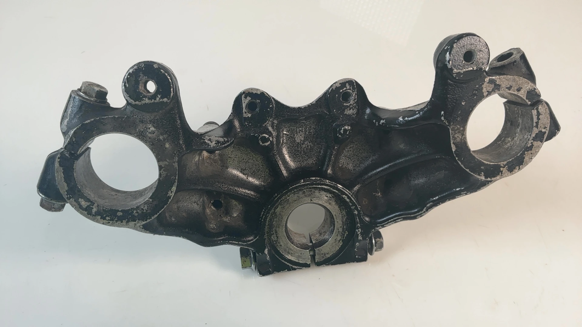 Honda CX500 Custom Deluxe Upper Triple Tree Fork Clamp 1978-1981 OEM 53230-415 - Image 2