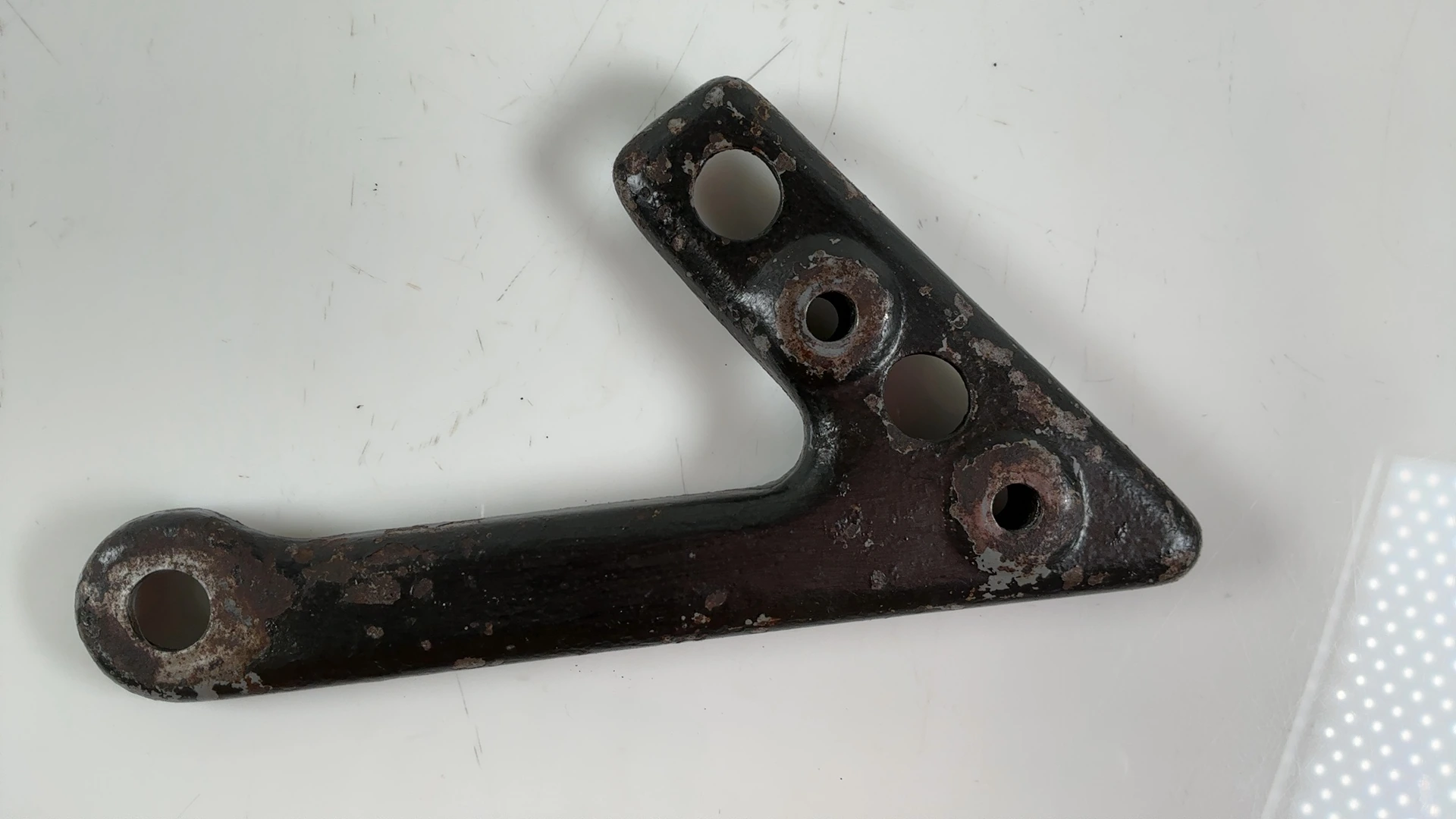 Honda FT500 Ascot PC07 500cc Front Left Footpeg Bracket 1982-1983 50642-MC1-000