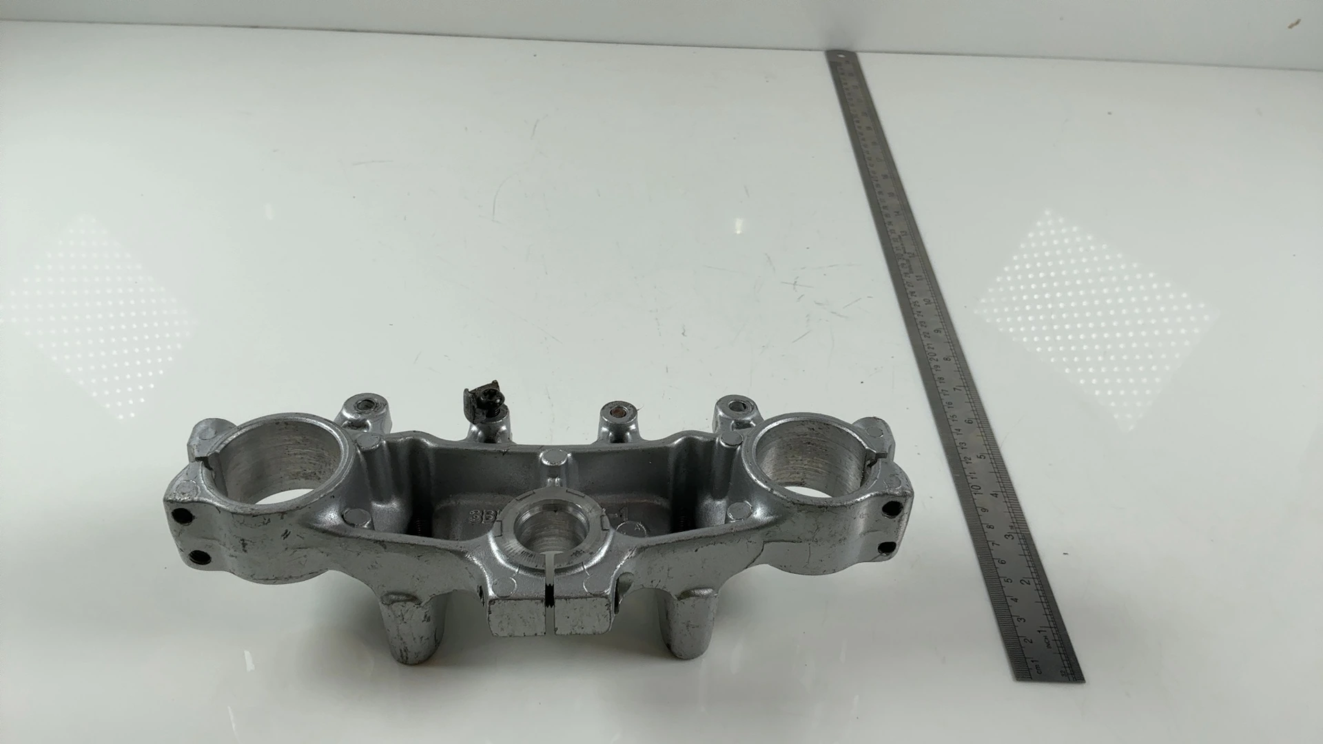 Yamaha DT125R 4BL 125cc Upper Fork Bridge Yoke 1991-1998 OEM 3BN-23435-00-35 - Image 4
