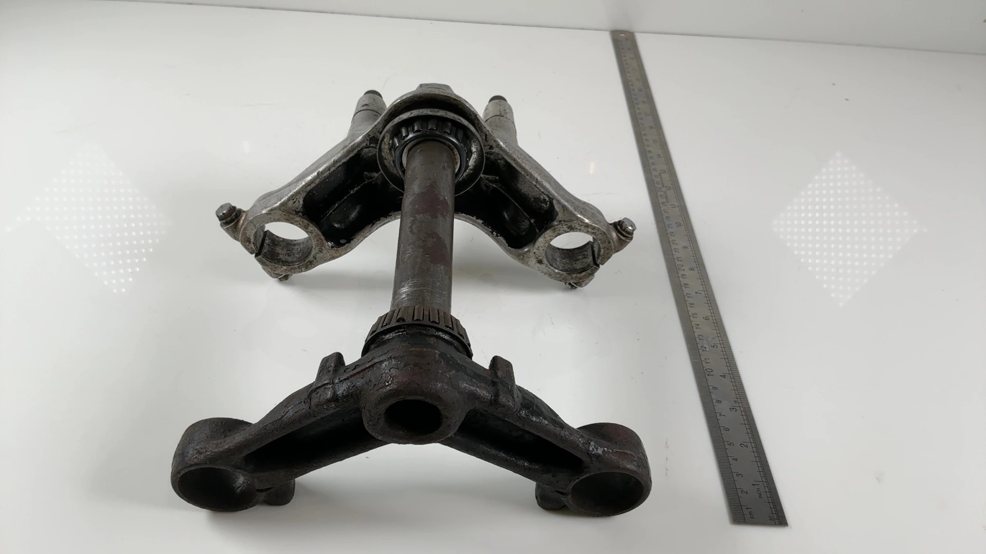 Honda CL250S MD04 250cc Upper Fork Bridge Lower Triple Tree 1982-84 53230-MD4-00 - Image 3