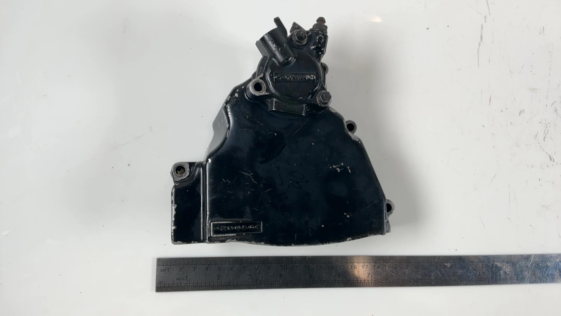 Kawasaki GPz750 Turbo ZX750E 750cc Front Sprocket Cover 1984-1985 OEM 14026-1110 - Image 5