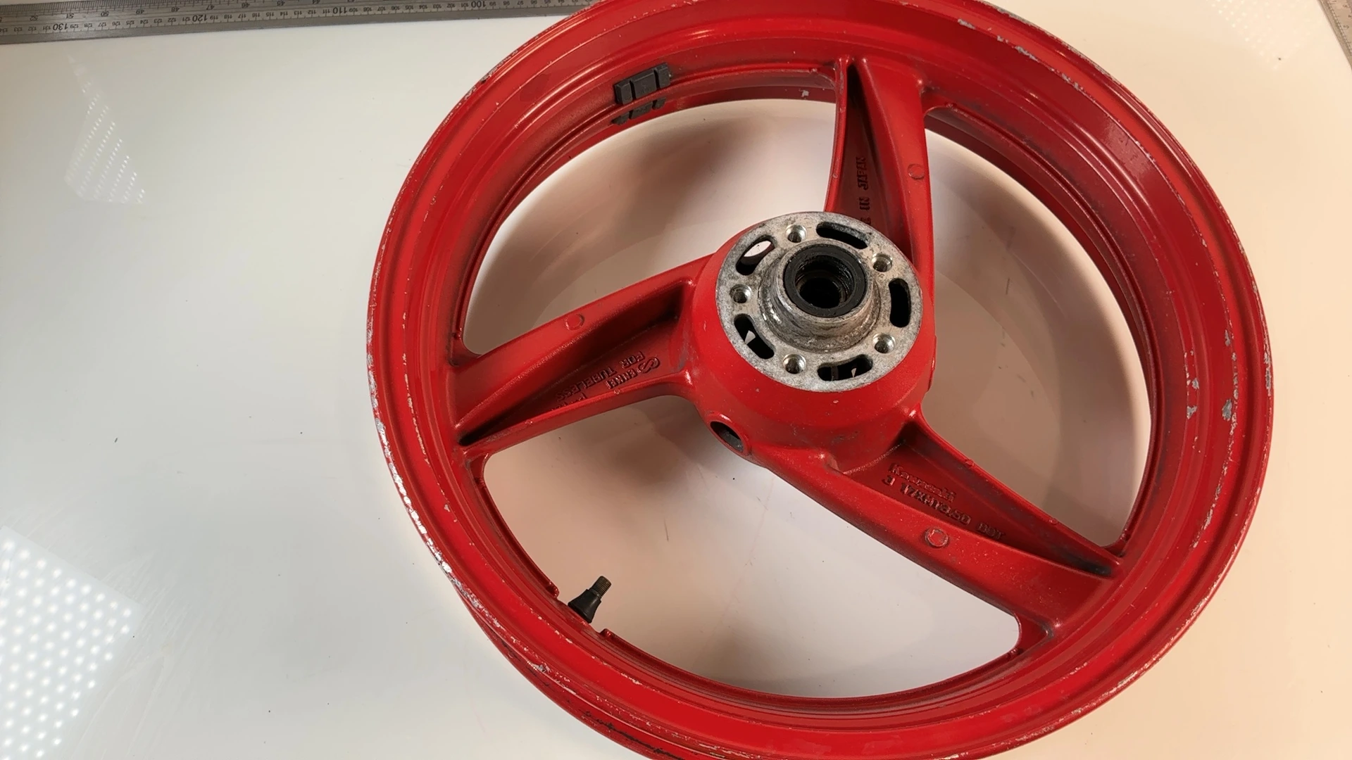 Kawasaki ZZR600 ZX600E 600cc Front Wheel Rim 1993-2004 OEM 41073-1467 F1301 - Image 2