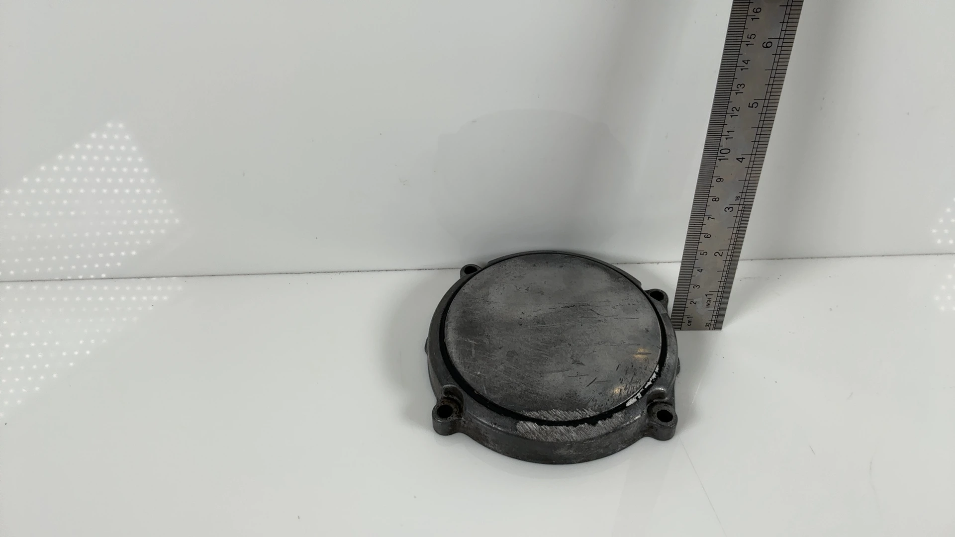 Yamaha Maxim XJ650 650cc Engine Oil Pump Cover 1980-1982 OEM 4W5-15416-00 - Image 4