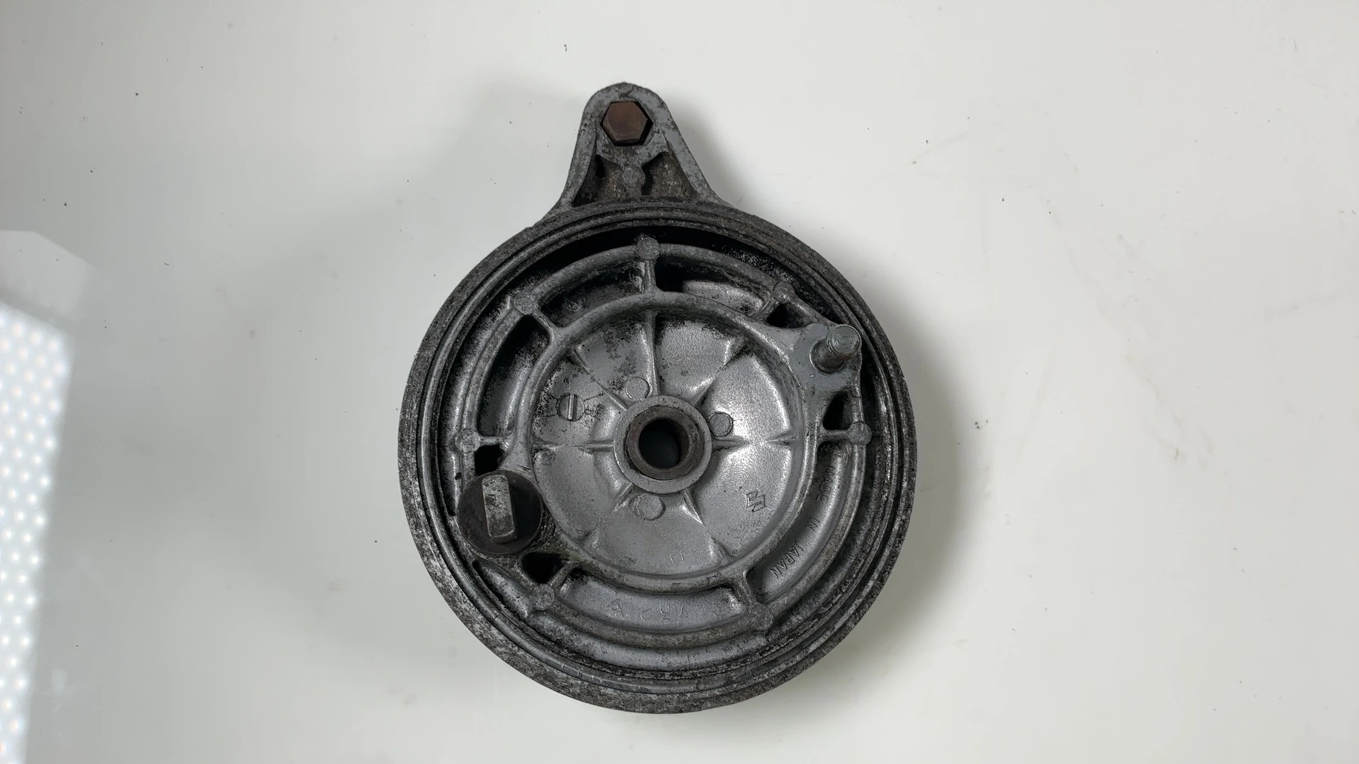 Suzuki GN250 NJ41A 250cc Rear Brake Plate Backing Panel 1982-88 OEM 64210-38301 - Image 2