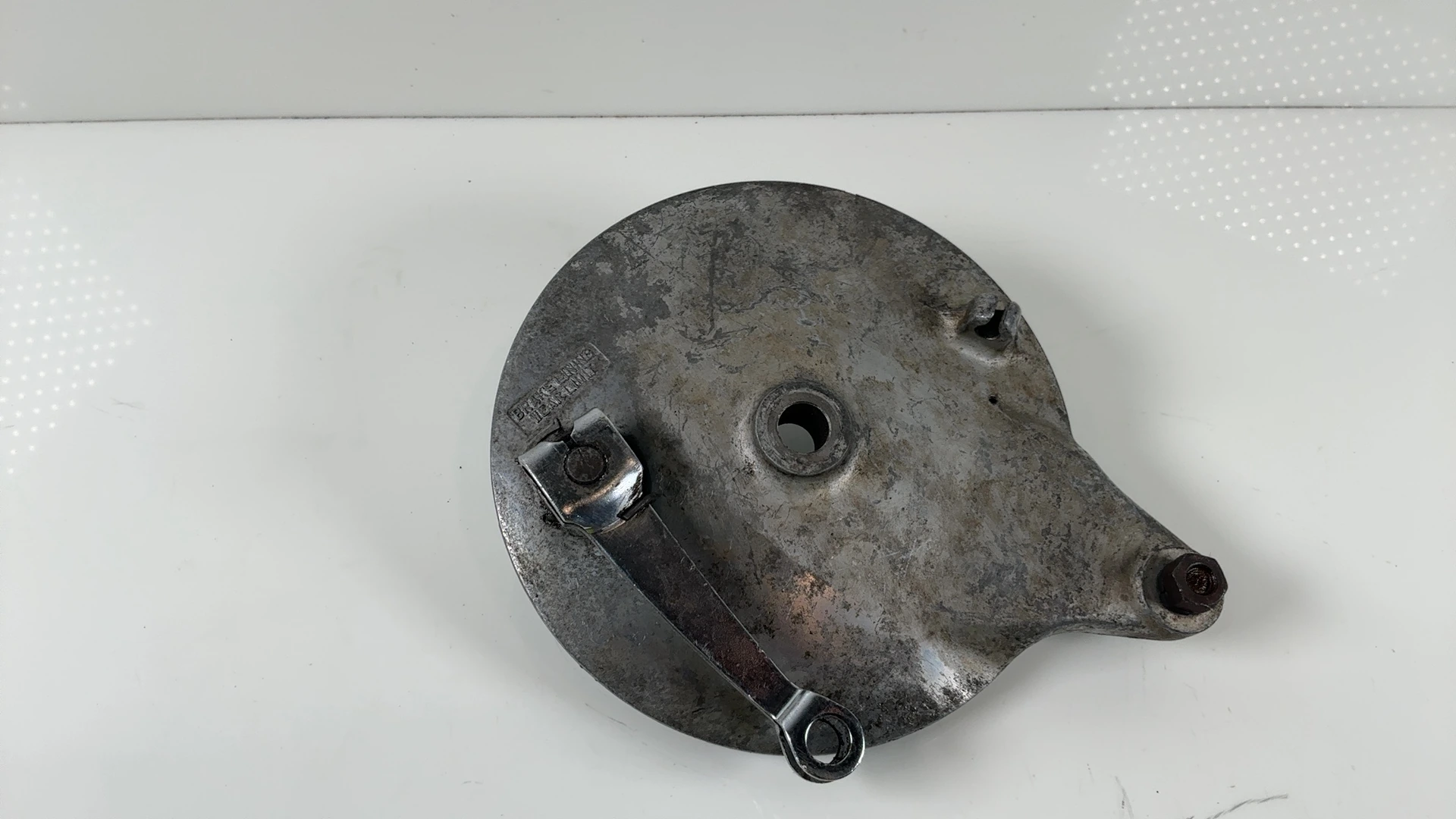 Suzuki GT250 Rear Wheel Brake Backing Plate Hub Panel 1973 1974 OEM 64210-11002 - Image 2