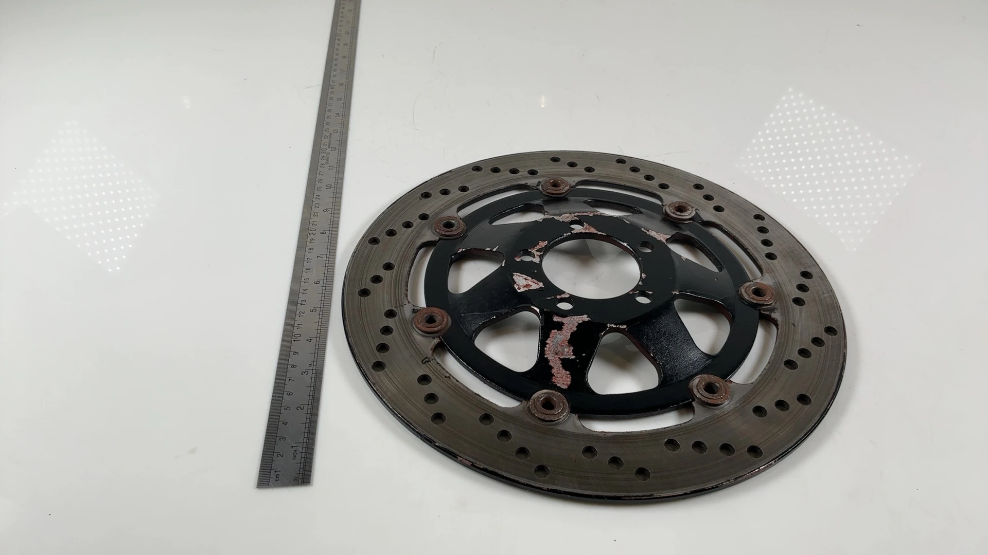 Suzuki GSXR 1100 GSX-R1100 1100cc Front Brake Disc Rotor 1986-88 OEM 59210-06B01 - Image 4