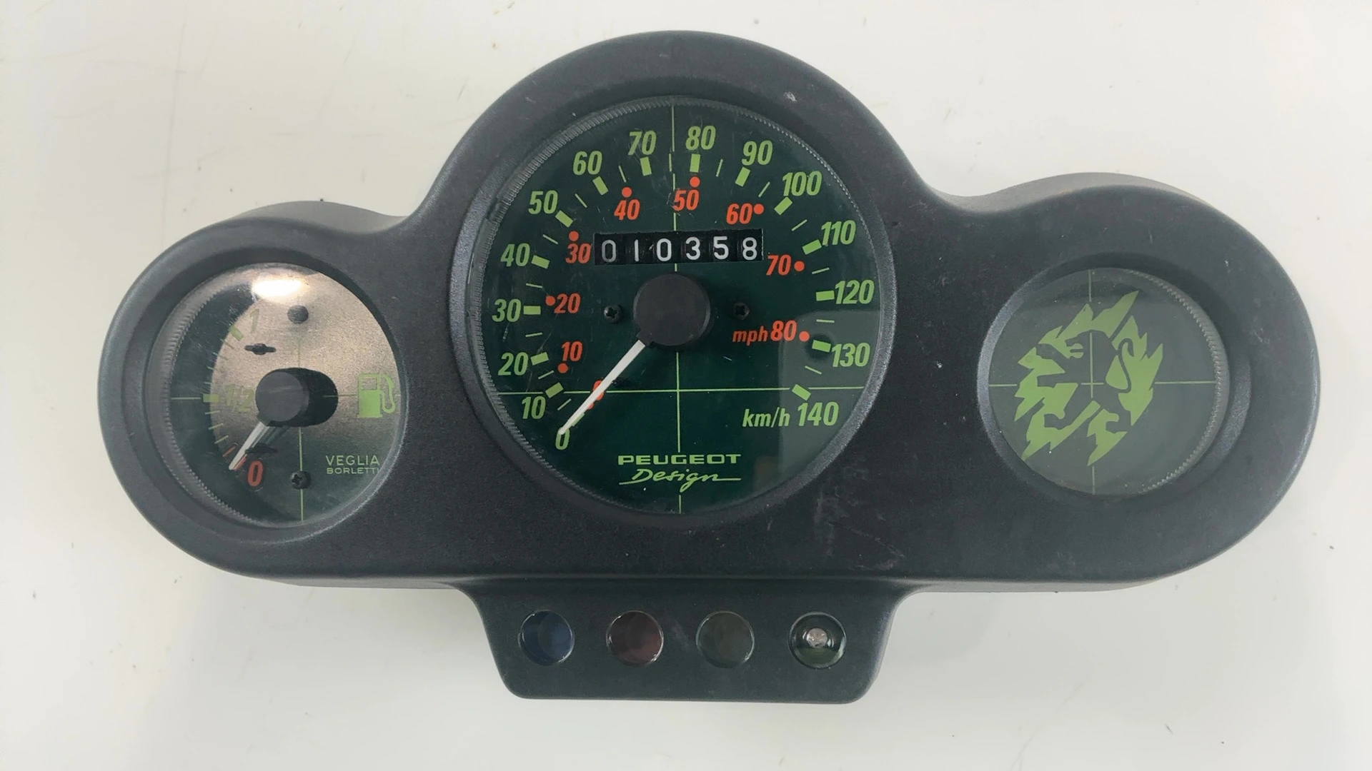 Peugeot Speedfight 1 100 CC Speedometer Gauge Cluster 1997-2000 OEM 738721 - Image 6