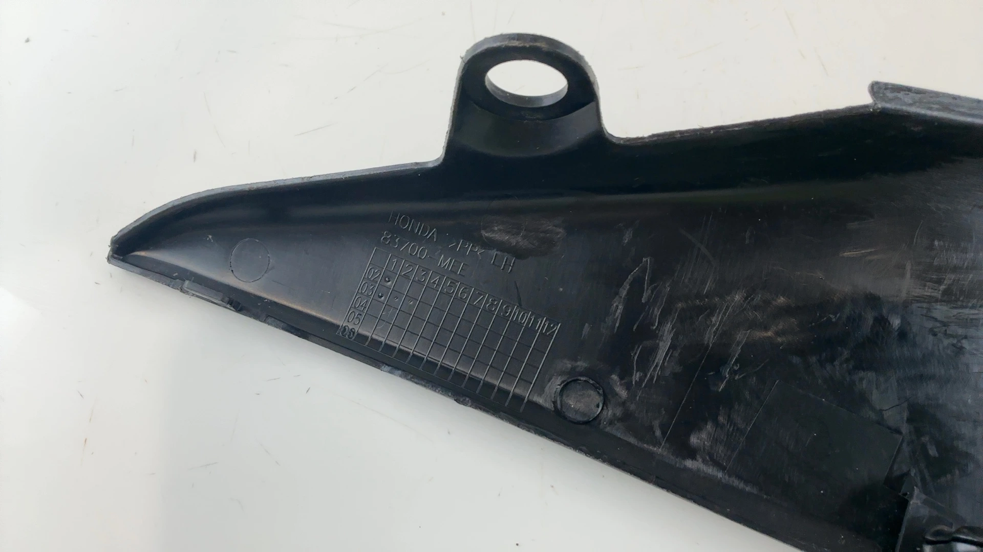 Honda CBR600RR PC37 600cc Left Side Trim Cover Panel 2003-04 OEM 83700-MEE-000ZA - Image 7