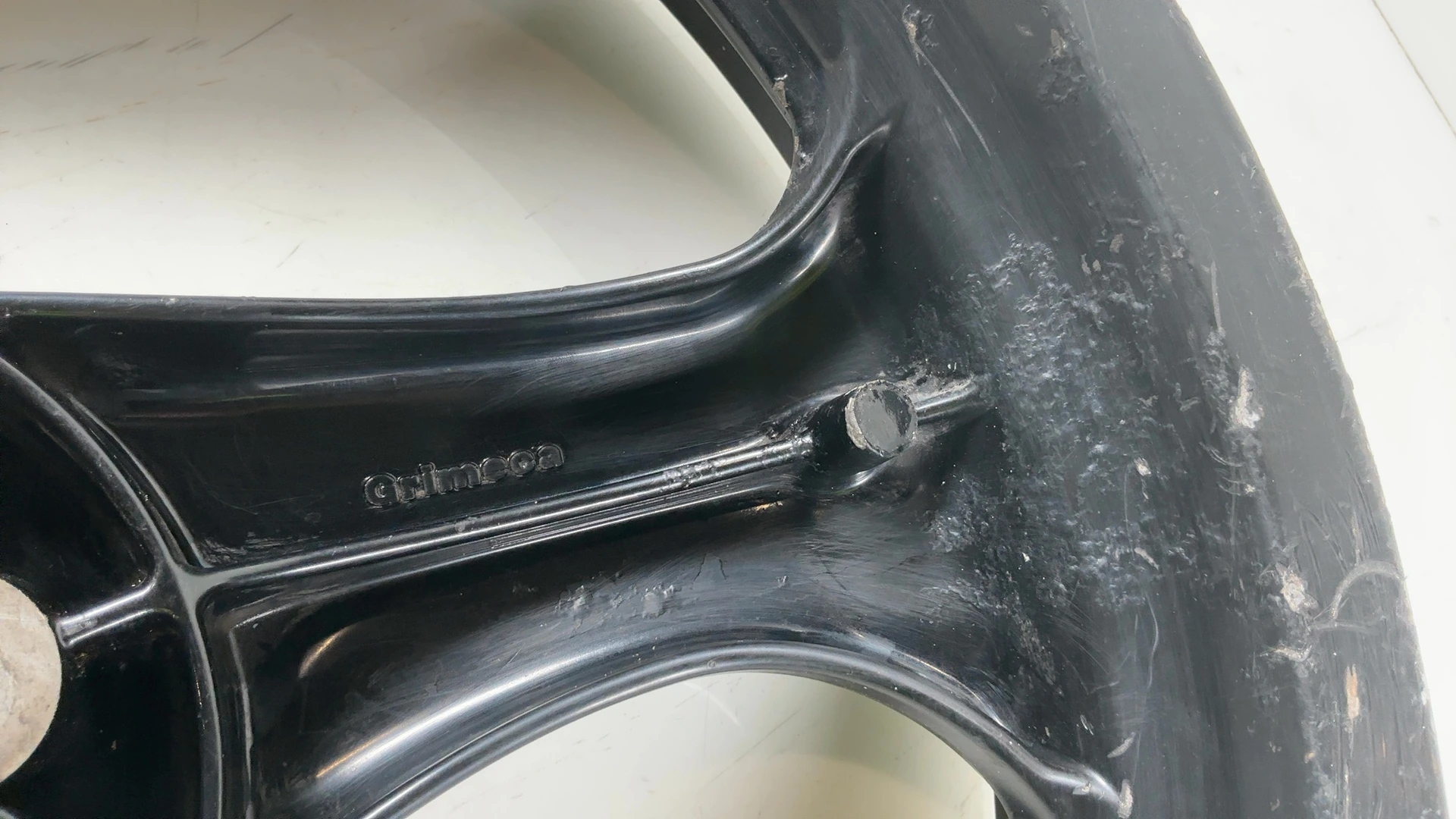 Aprilia RS 50 RS50 50cc Rear Wheel Rim 1993 1994 OEM AP8208337 - Image 8