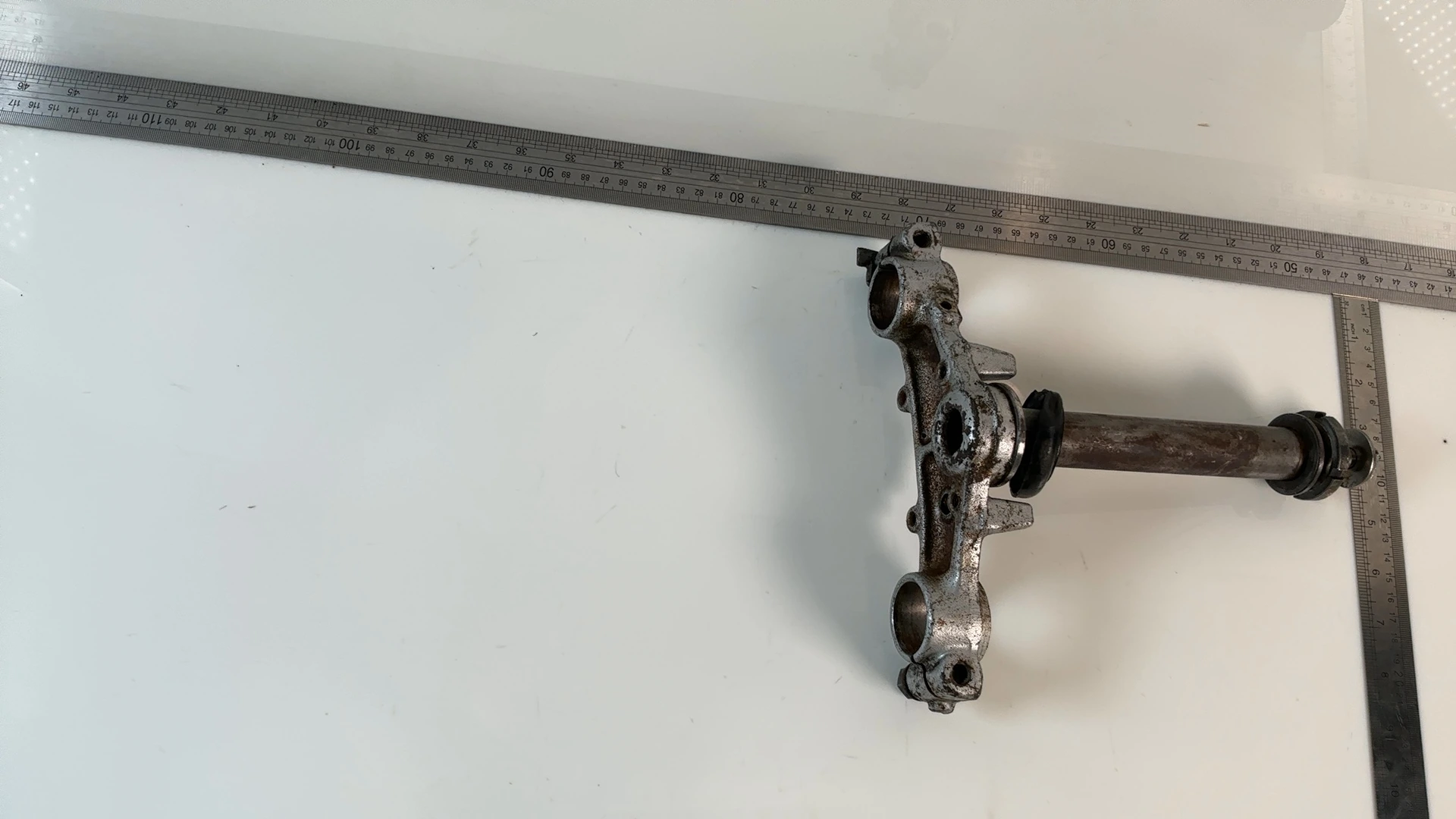 Suzuki TS50X SA11A 49cc Lower Triple Tree Stem Clamp 1984-2000 OEM 51352-48000 - Image 3