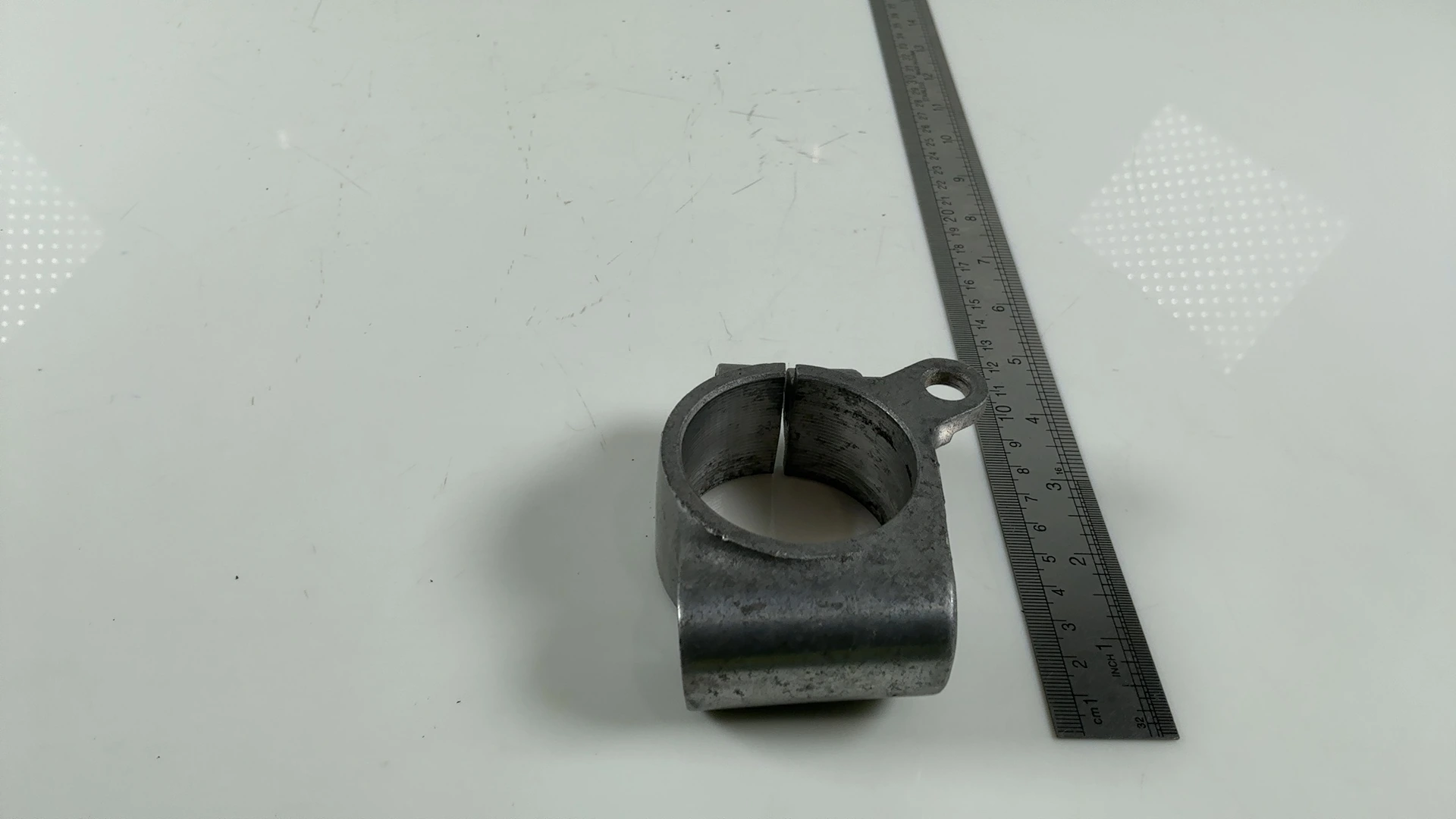 Kawasaki ZXR750 ZX750J 750cc Right Handlebar Holder Clamp 1991-92 OEM 46012-1237 - Image 3