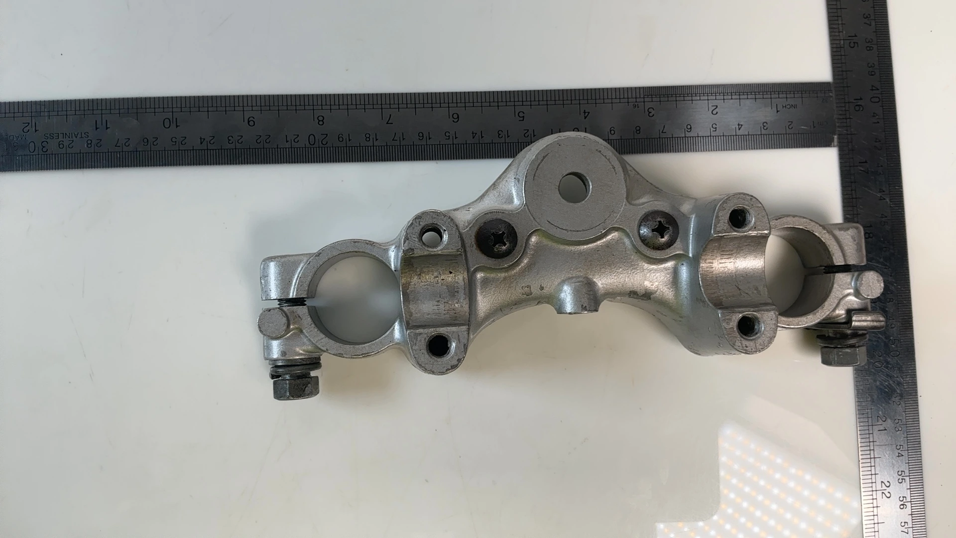 Suzuki TS50X TS50 50cc Upper Fork Bridge Yoke 1984-2000 OEM 51311-13600 - Image 4