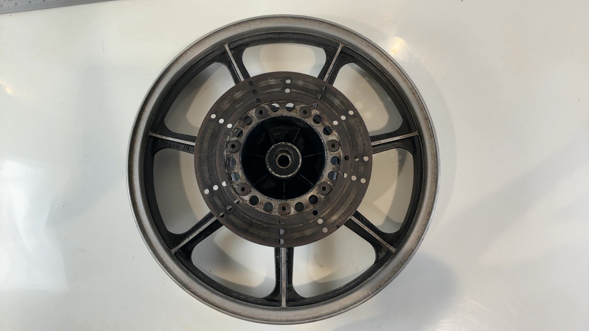 Kawasaki GT750 GT 750 Z750P 750cc Rear Wheel Rim 1982-1994 OEM 41073-1135-2 - Image 1