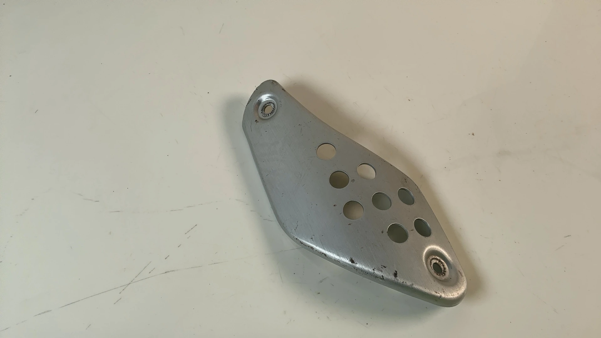 BMW F650GS R13 650cc Right Exhaust Muffler Heat Shield 2000-2007 OEM 18122343584 - Image 6