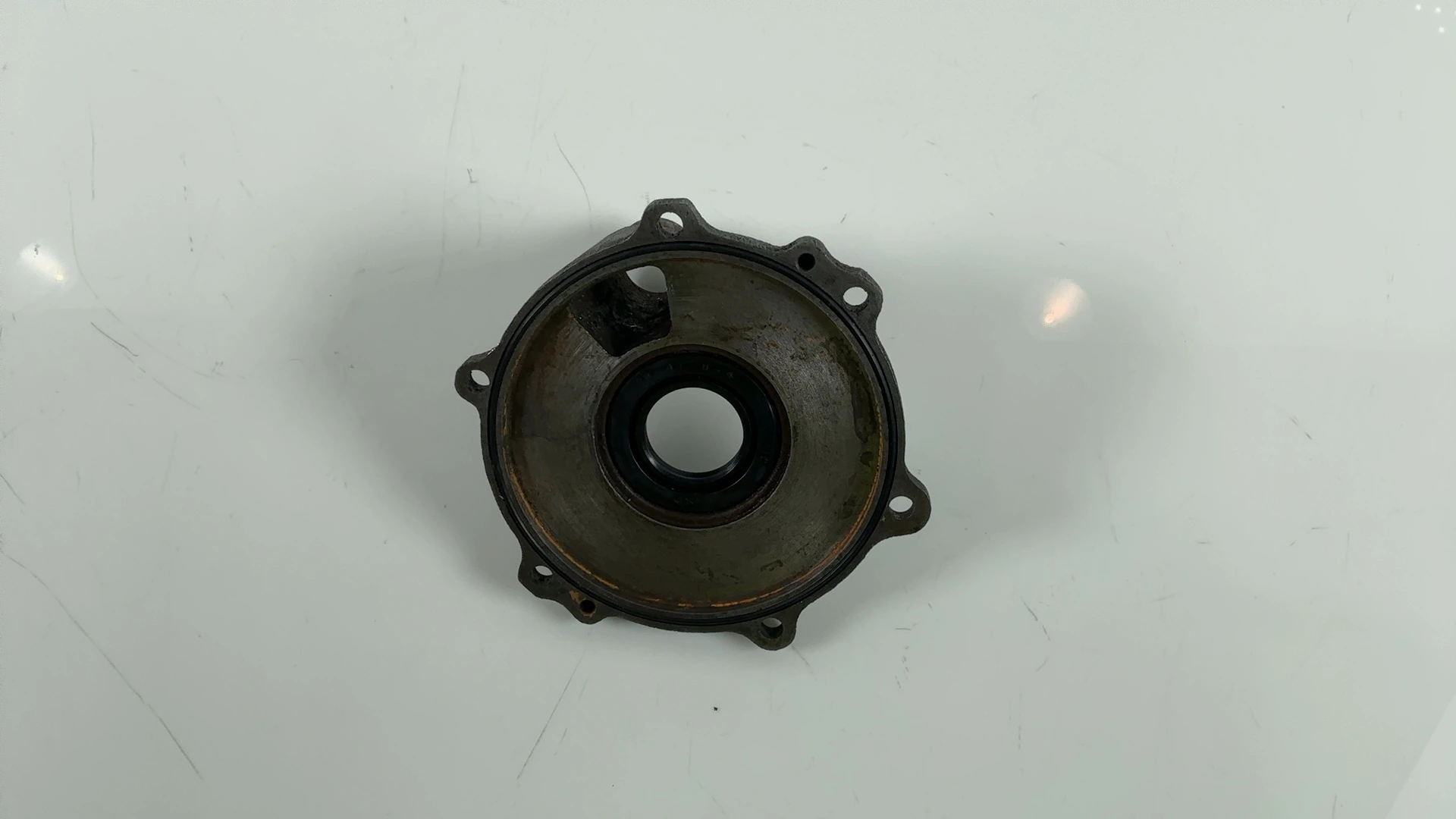 Yamaha L2 Super YB100 Engine Rotary Valve Intake Cover 1976-81 OEM 2N3-13551-00 - Image 4