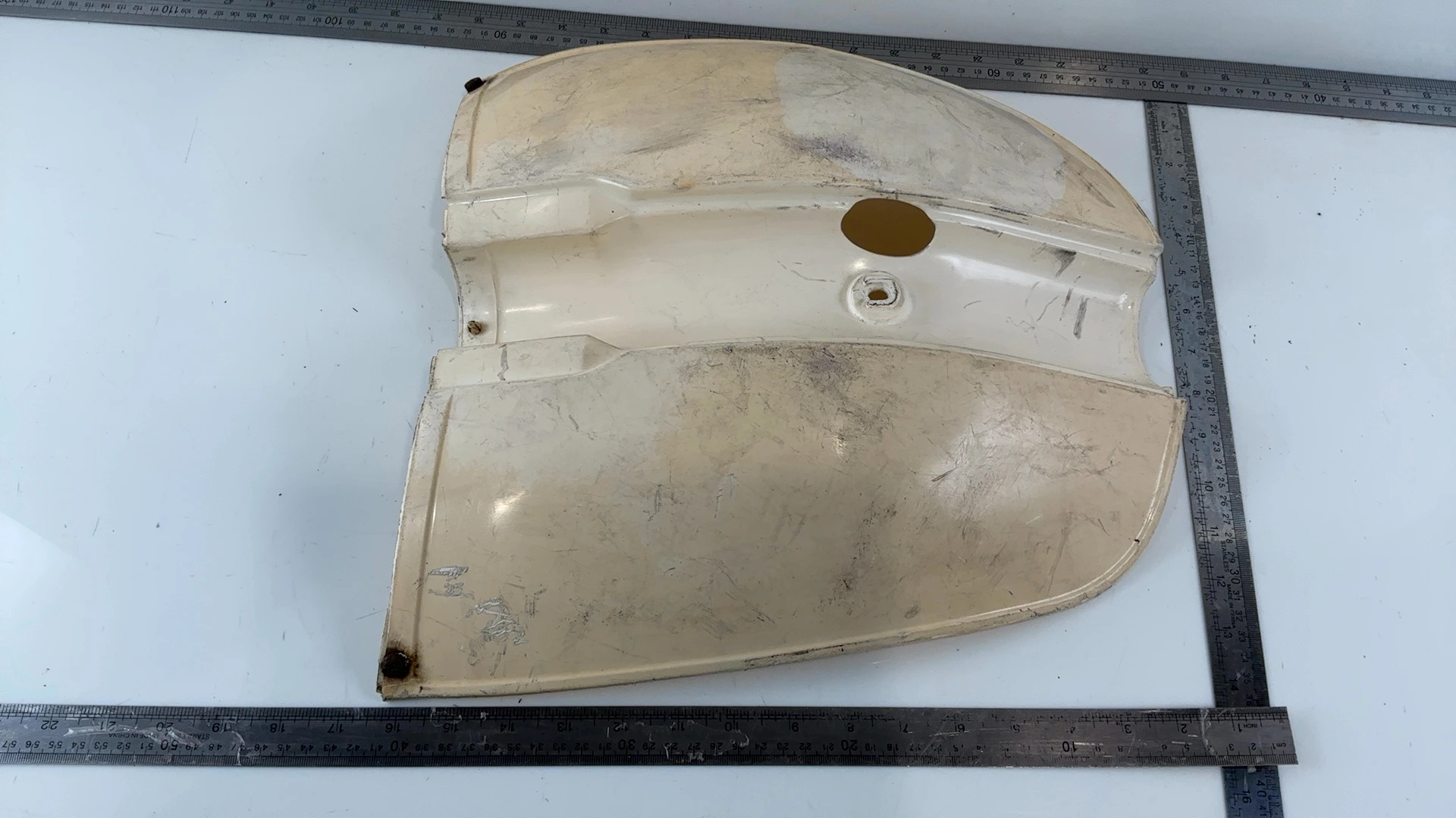Yamaha Passola SA50 50cc Front Leg Shield Fairing 1978-1985 OEM 2T4-28312-01 - Image 3