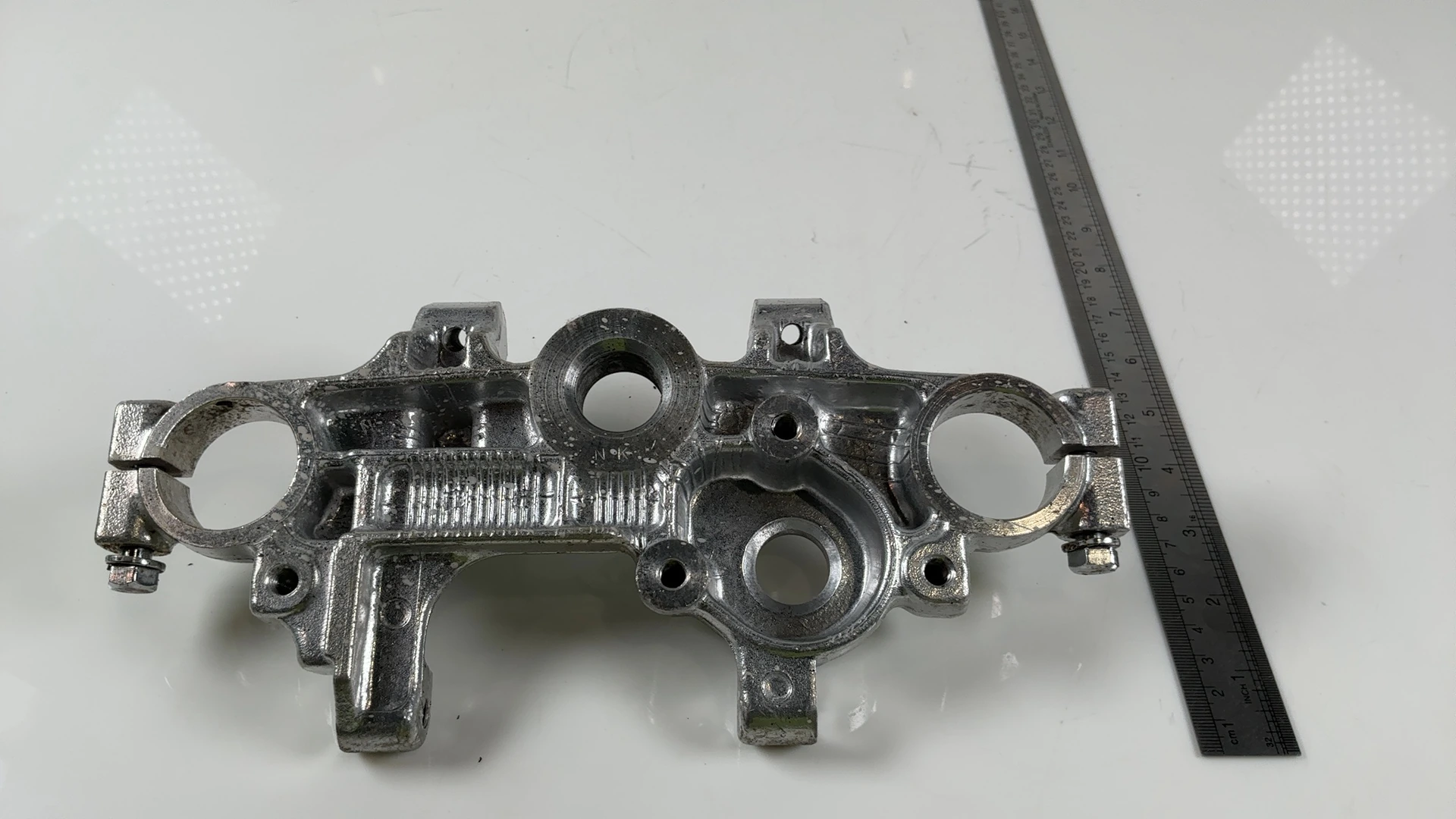 Kawasaki 454 LTD EN450 450cc Upper Fork Bridge Yoke 1985-1990 OEM 44039-1117 - Image 3