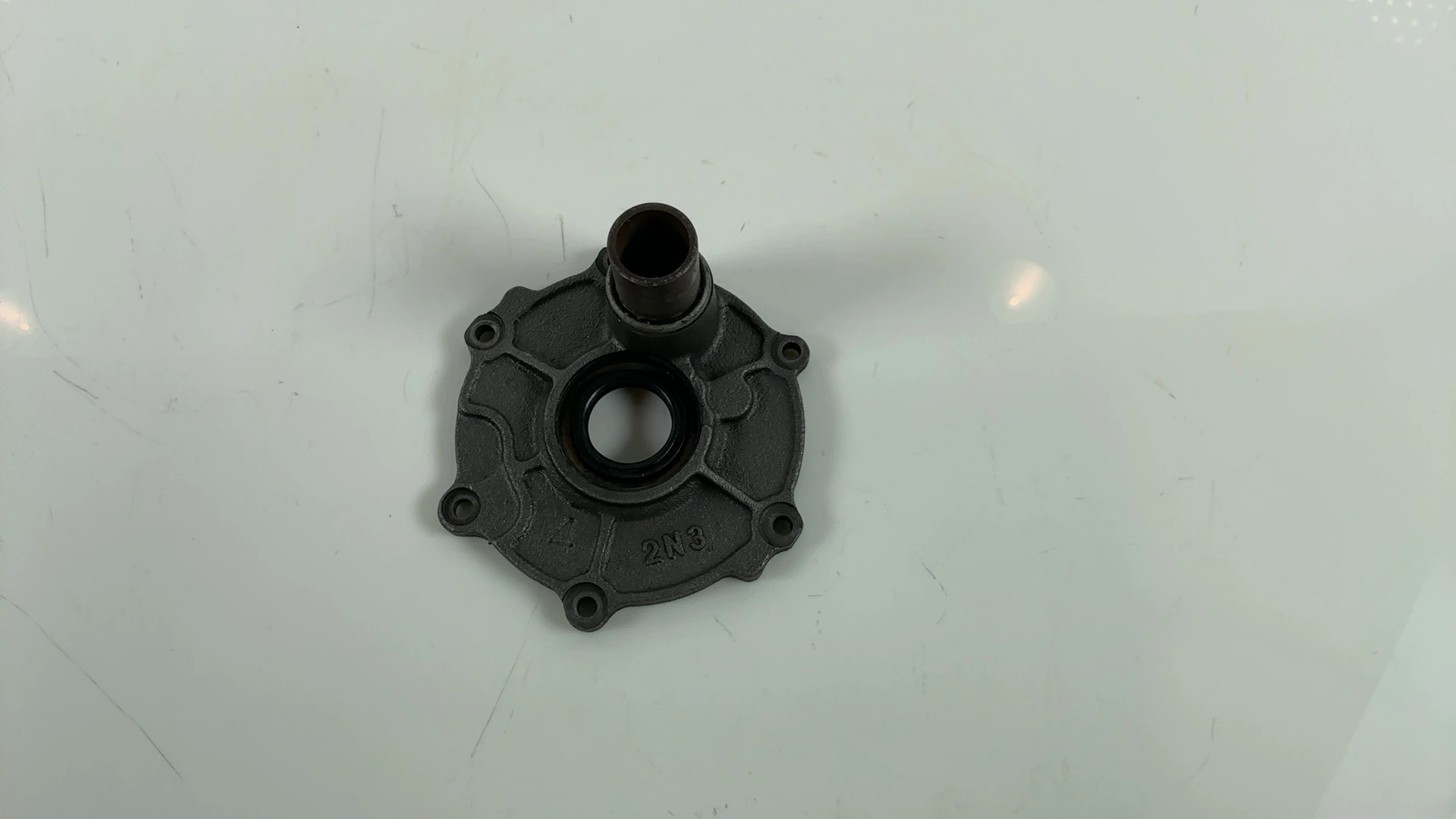 Yamaha L2 Super YB100 Engine Rotary Valve Intake Cover 1976-81 OEM 2N3-13551-00 - Image 1