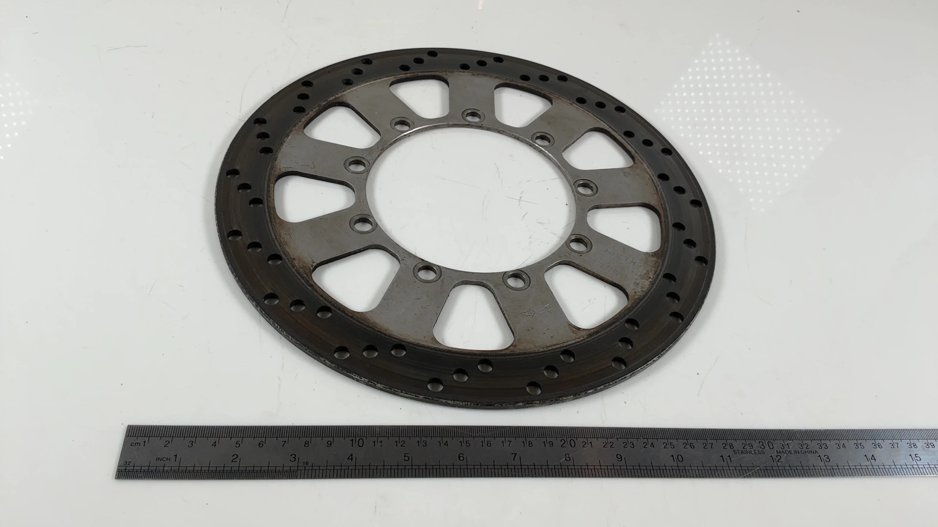 Kawasaki KLE 500 KLE500 500cc Front Brake Disc Rotor 1991-07 OEM 41080-0144-11H - Image 5