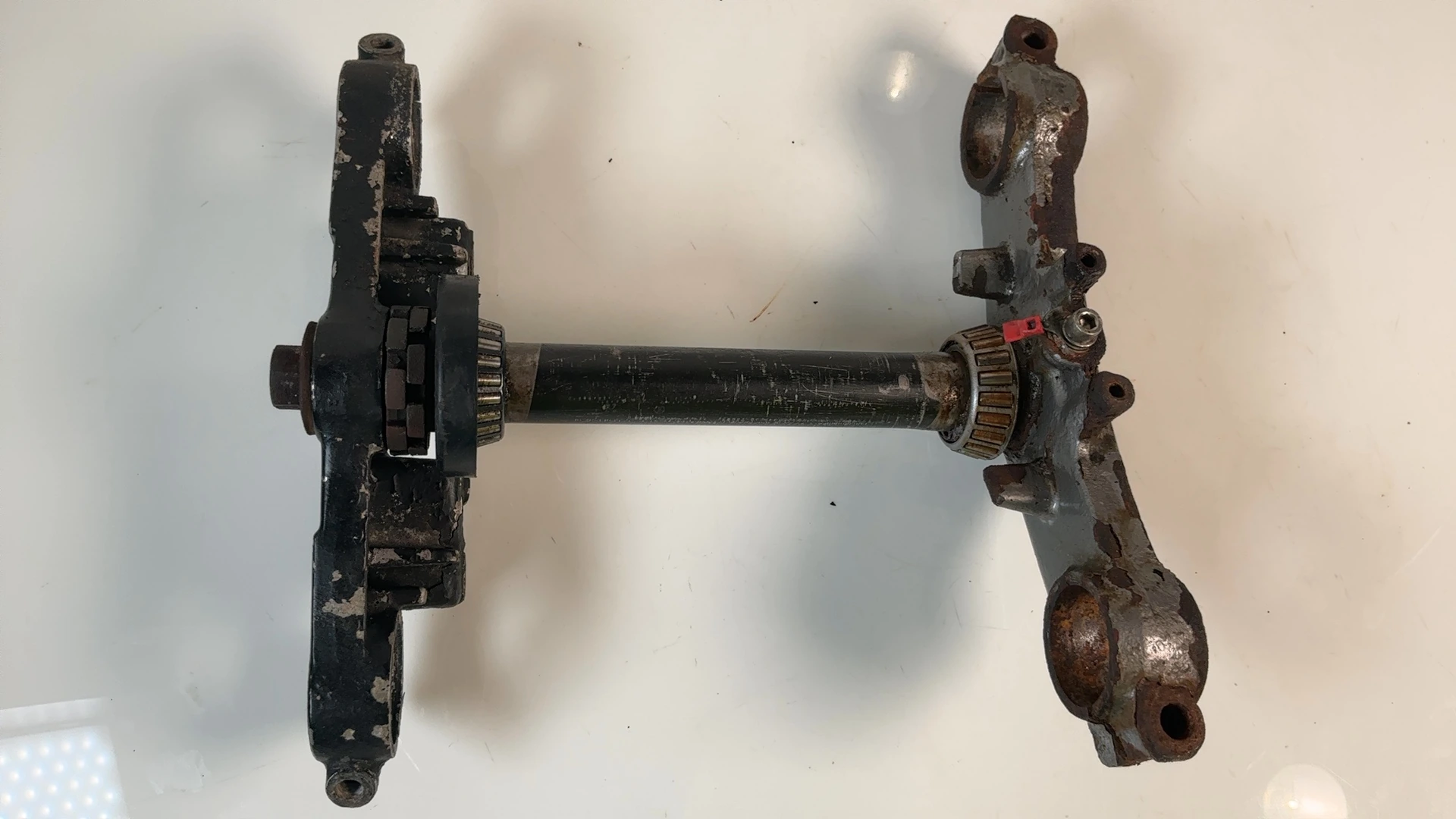 Kawasaki GT750 KZ750P Triple Tree Fork Bridge Clamps 1982-1997 OEM 44039-1058 - Image 6