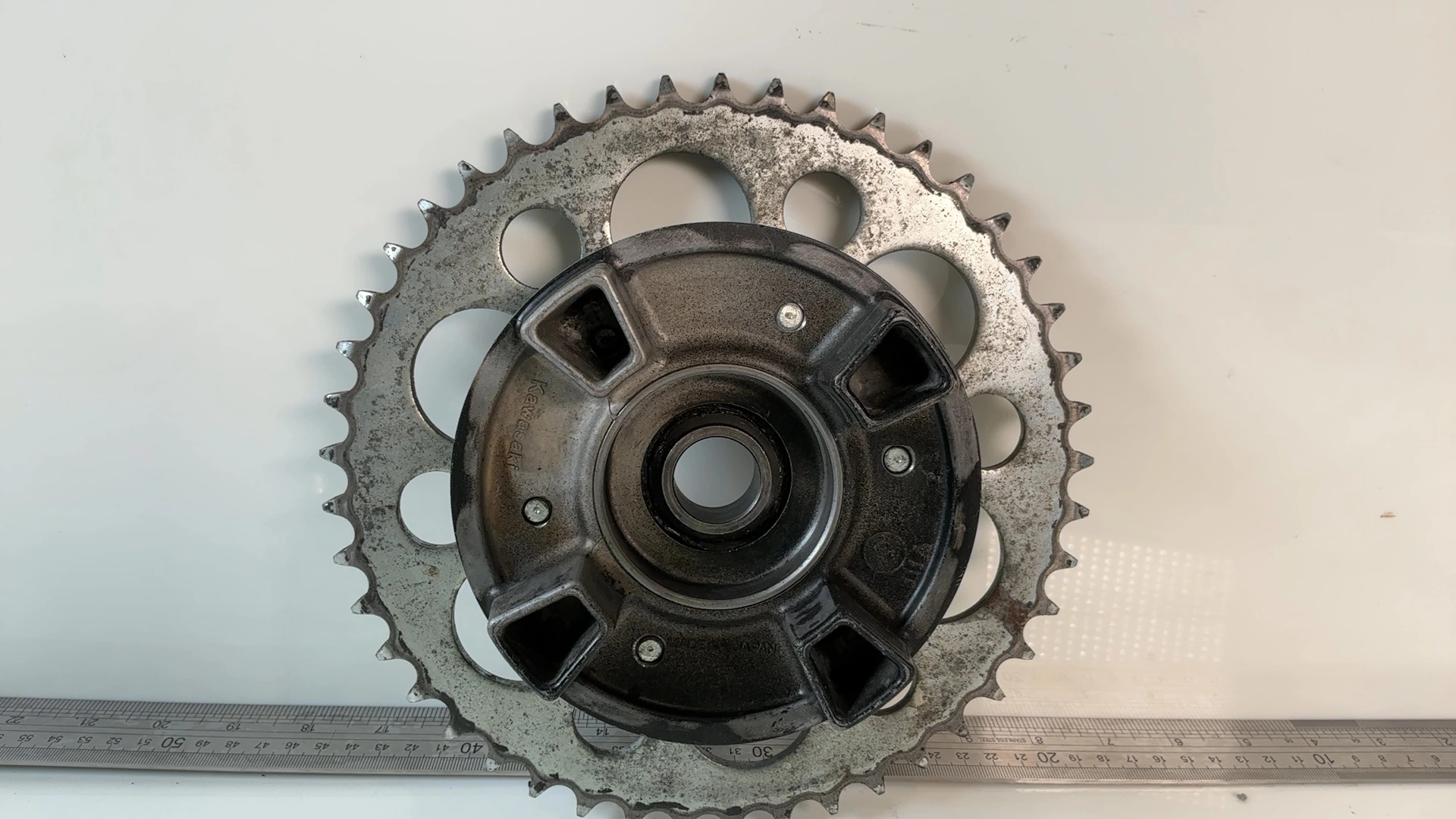 Kawasaki Ninja ZX7 ZX750J 750cc Rear Sprocket Hub Carrier 1991-92 OEM 42033-1203 - Image 7