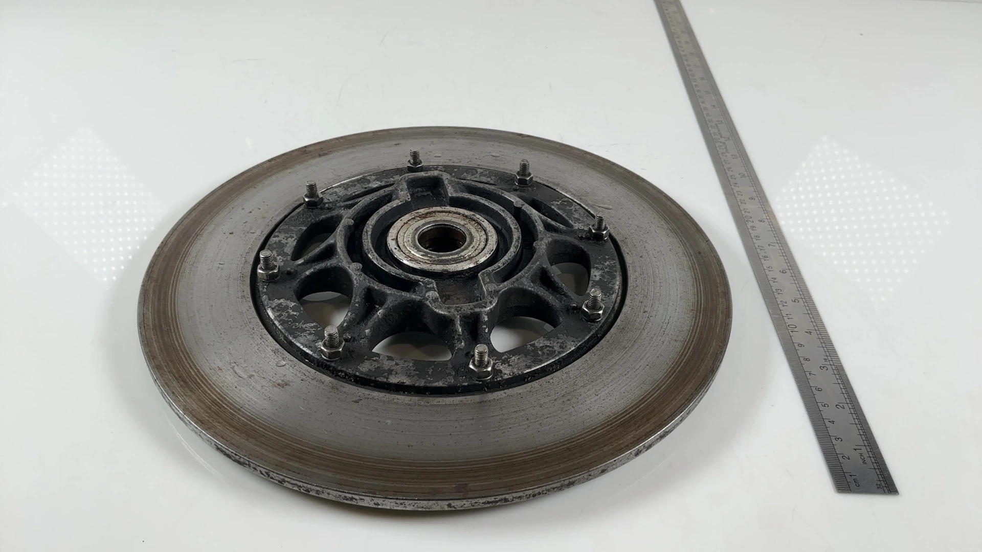 Yamaha XS650 XS2 650cc Front Brake Disc Rotor Assembly 1972 OEM 306-25831-00-00 - Image 3
