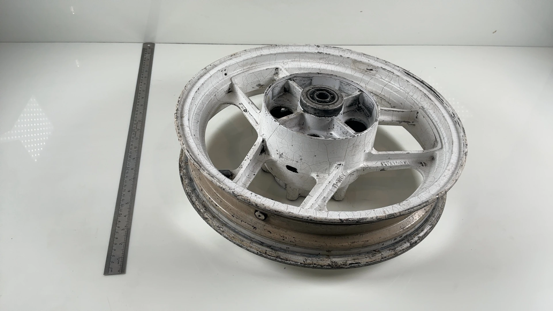 Kawasaki Ninja 600R ZX600C 600cc Rear Wheel Rim 1988 1989 OEM 41073-1322 - Image 4