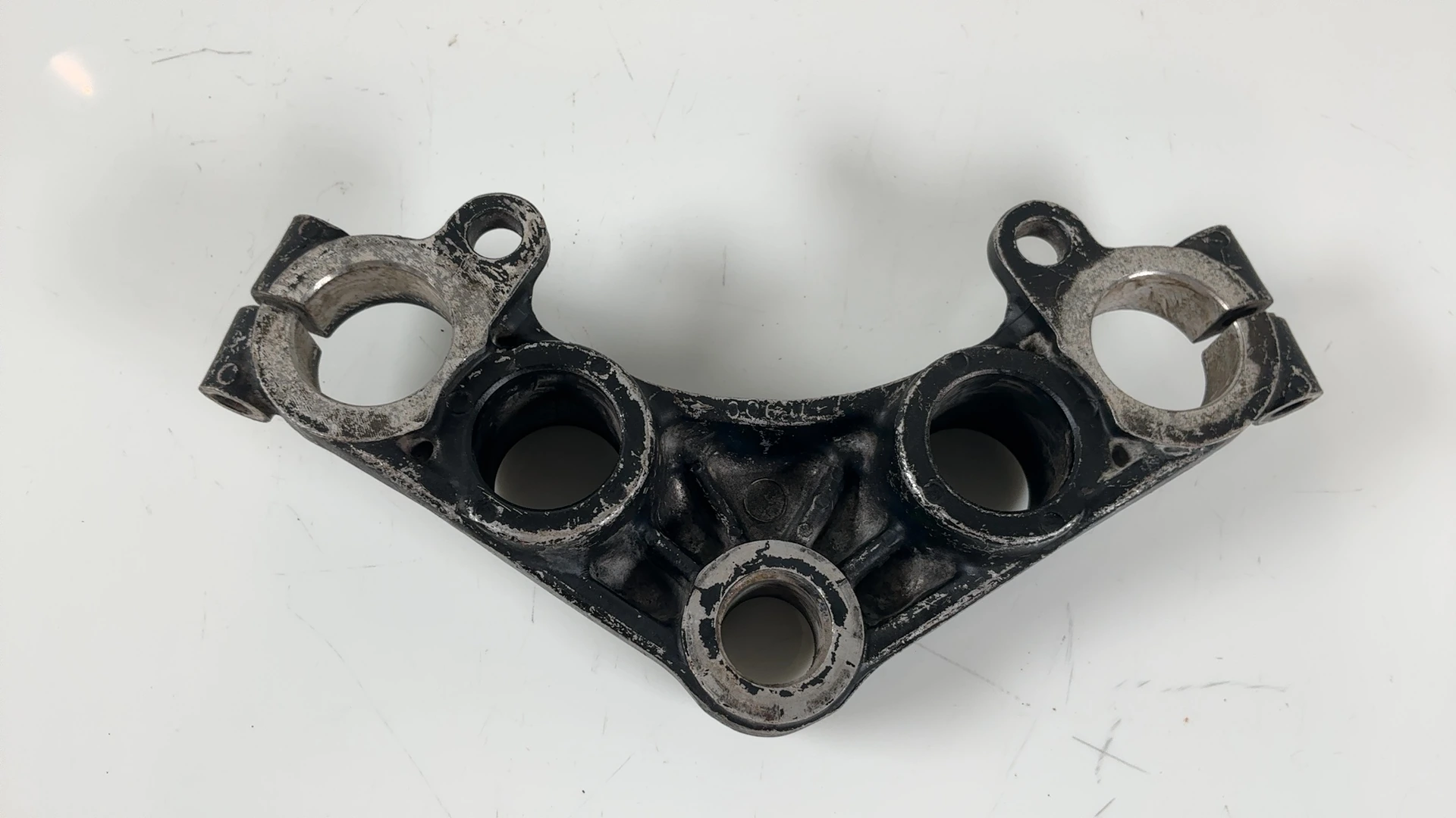 Yamaha XS400 Maxim 12R 400cc Upper Triple Tree Clamp 1982 1983 OEM 12R-23435 - Image 5