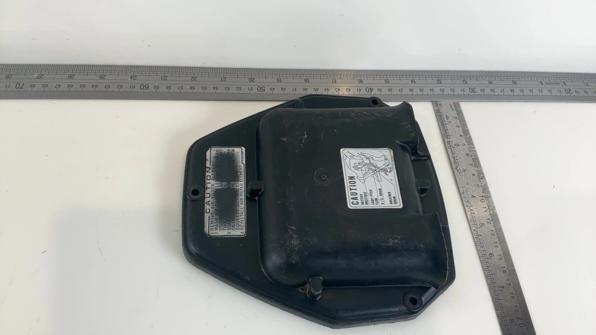 Honda CB400N CB400T Superdream 400cc Air Filter Cover 1978-85 OEM 17217-413-000 - Image 3